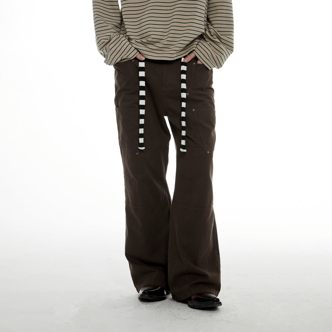 PASET Retro Utility Panel Pants-Pants-S / 29"-Free Shipping Leatheretro