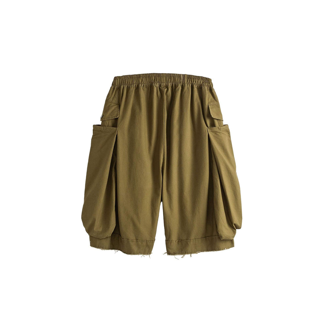 ME DA IGUAL Multi-Pocket Raw Hem Utility Balloon Shorts-Shorts-M-Free Shipping Leatheretro