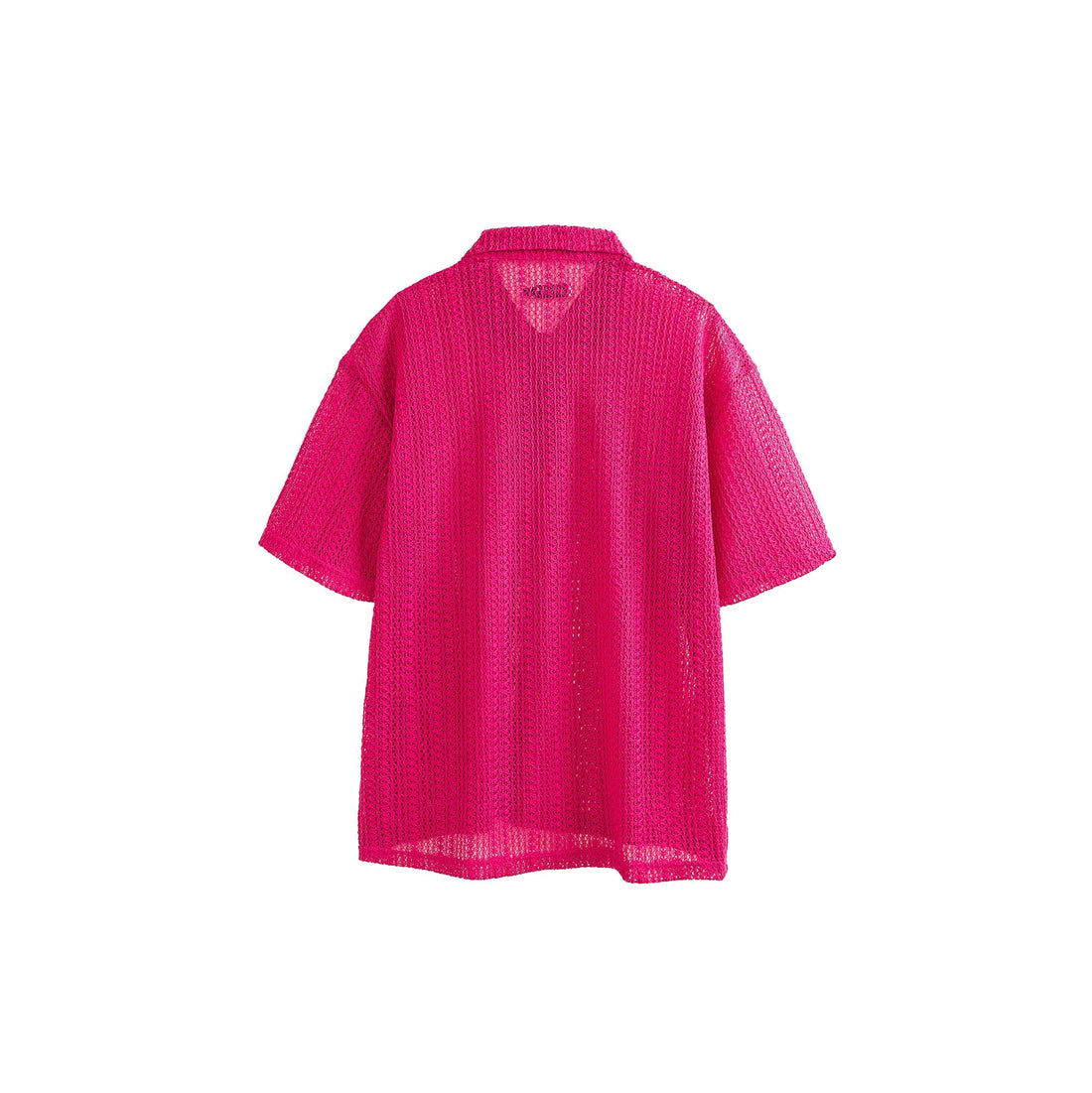 ME DA IGUAL Crochet Polo Oversized T-Shirt-Shirt-M-Free Shipping Leatheretro