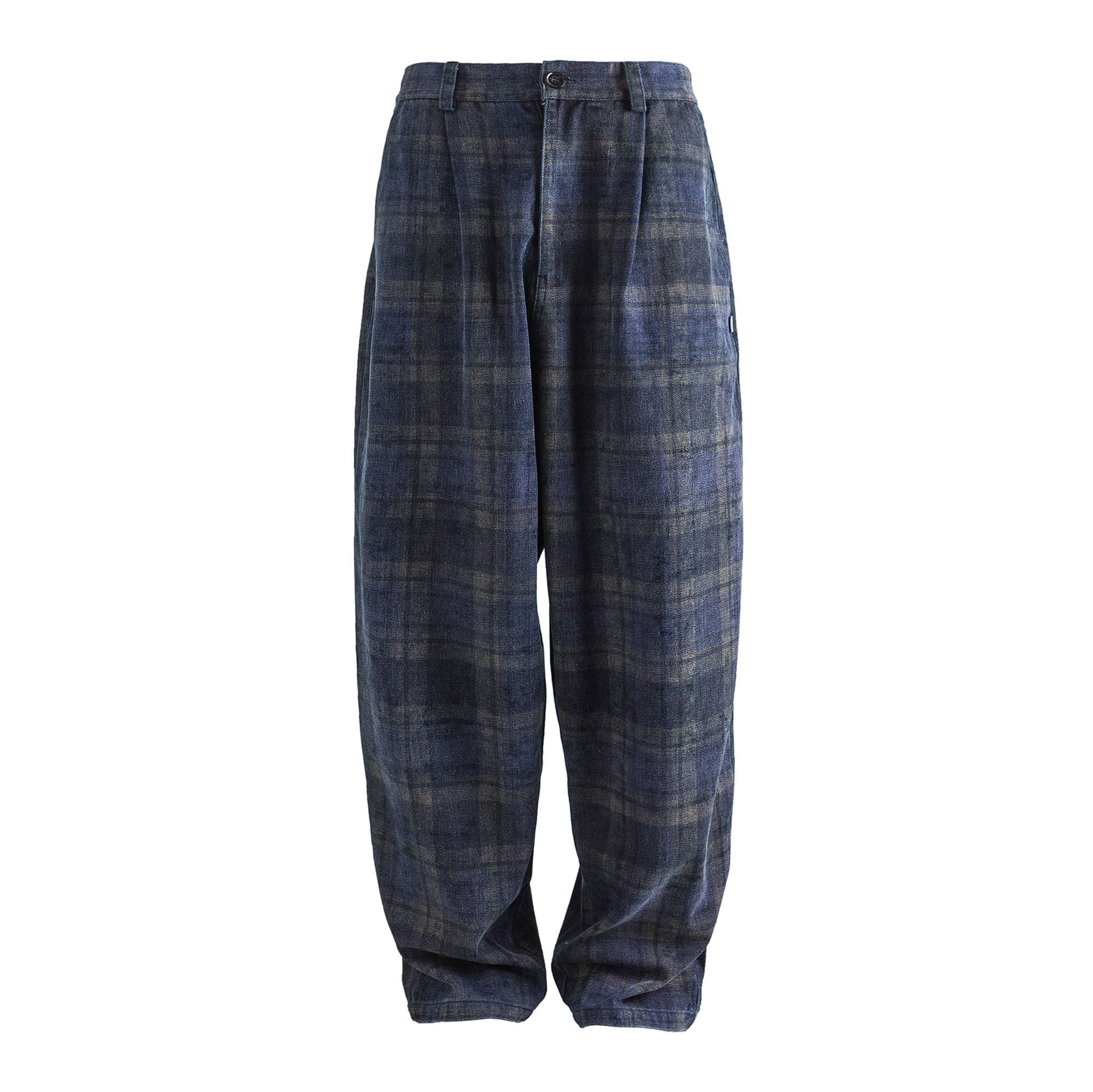 ME DA IGUAL Plaid Tapered Pants-Pants-M-Free Shipping Leatheretro