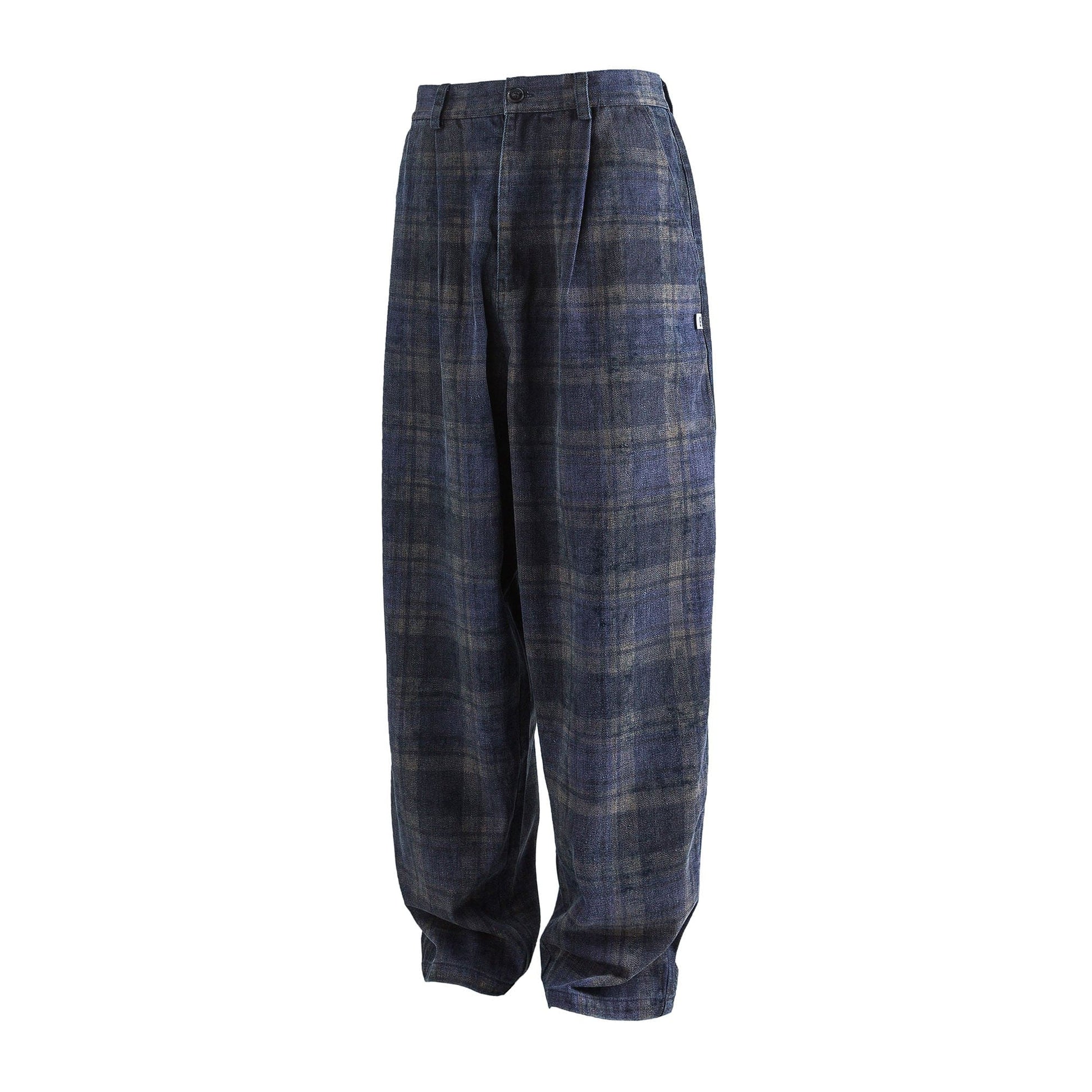 ME DA IGUAL Plaid Tapered Pants-Pants-M-Free Shipping Leatheretro