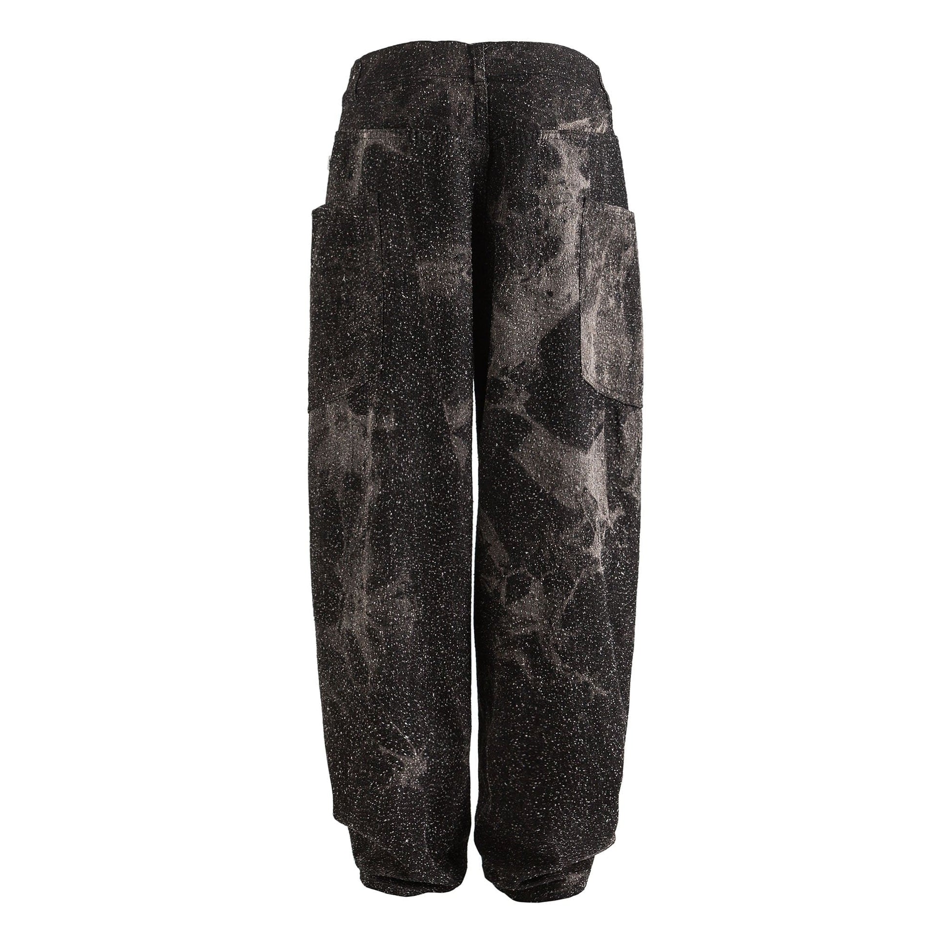 ME DA IGUAL Spliced Splatter Tie-Dye Curved Jeans-Jeans-M-Free Shipping Leatheretro