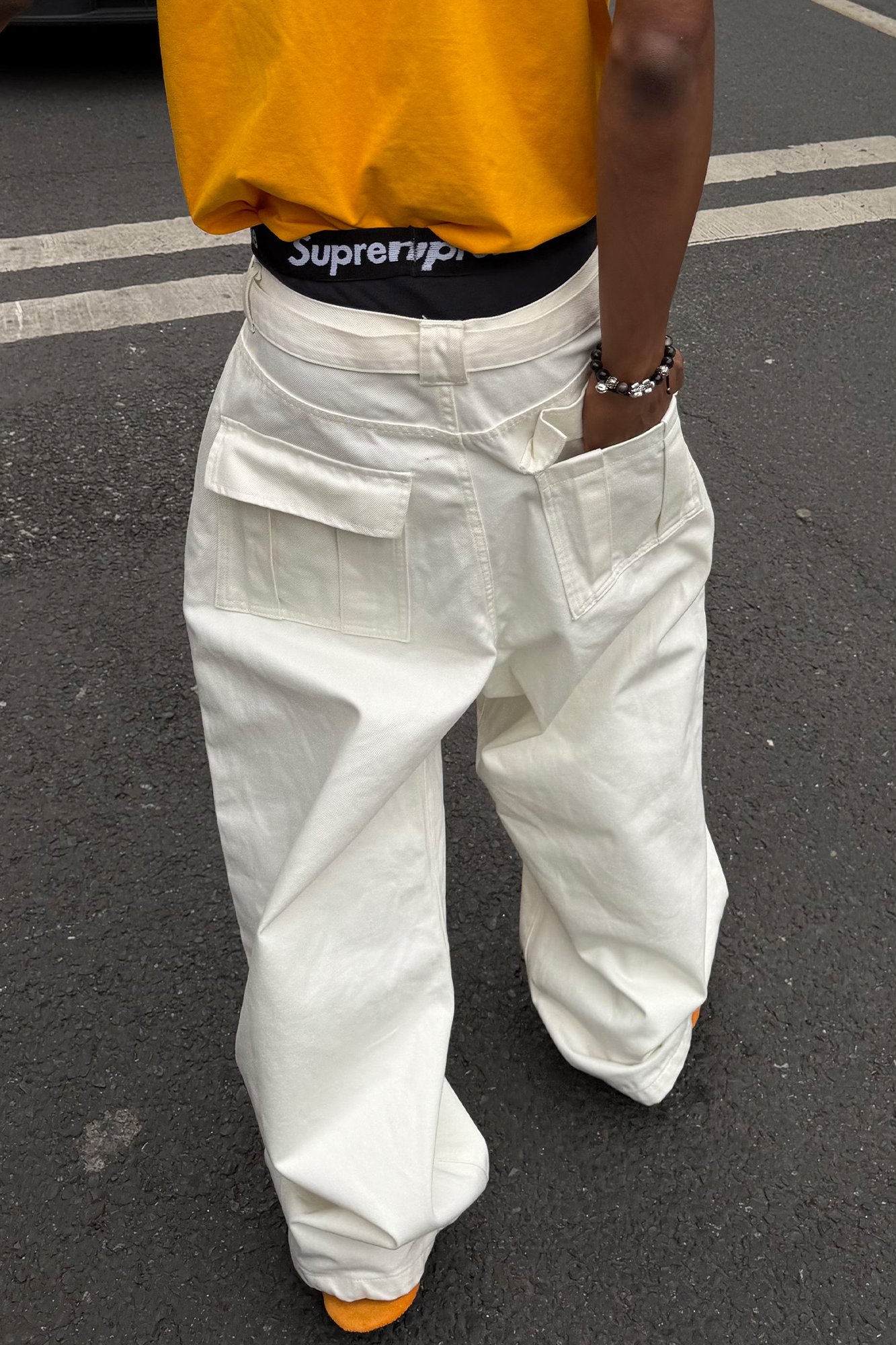 STEEPC Belted Baggy Utility Pants-Pants-S-Free Shipping Leatheretro