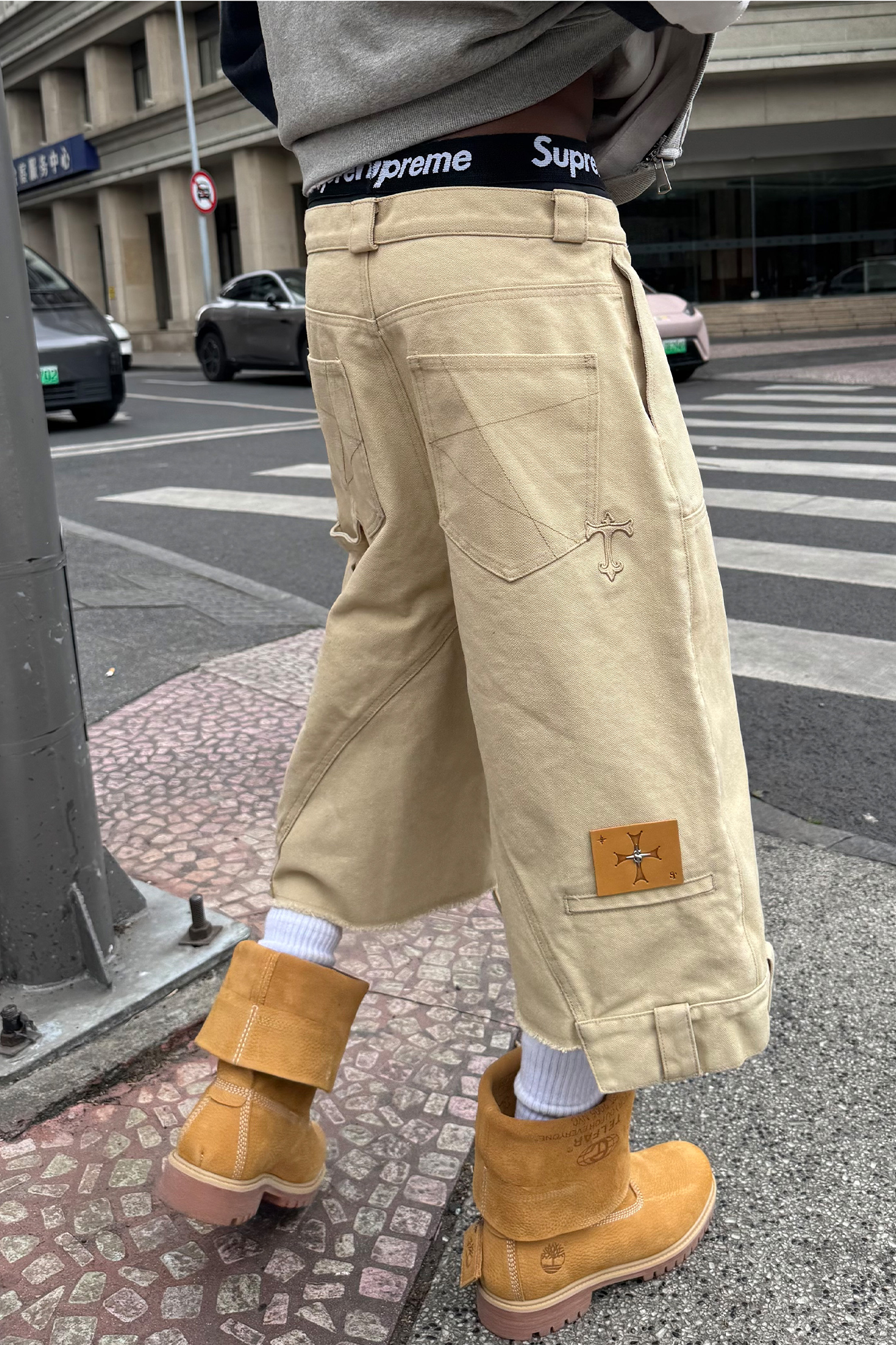 STEEPC Baggy Multi-Pocket Cargo Shorts-Shorts-S-Free Shipping Leatheretro