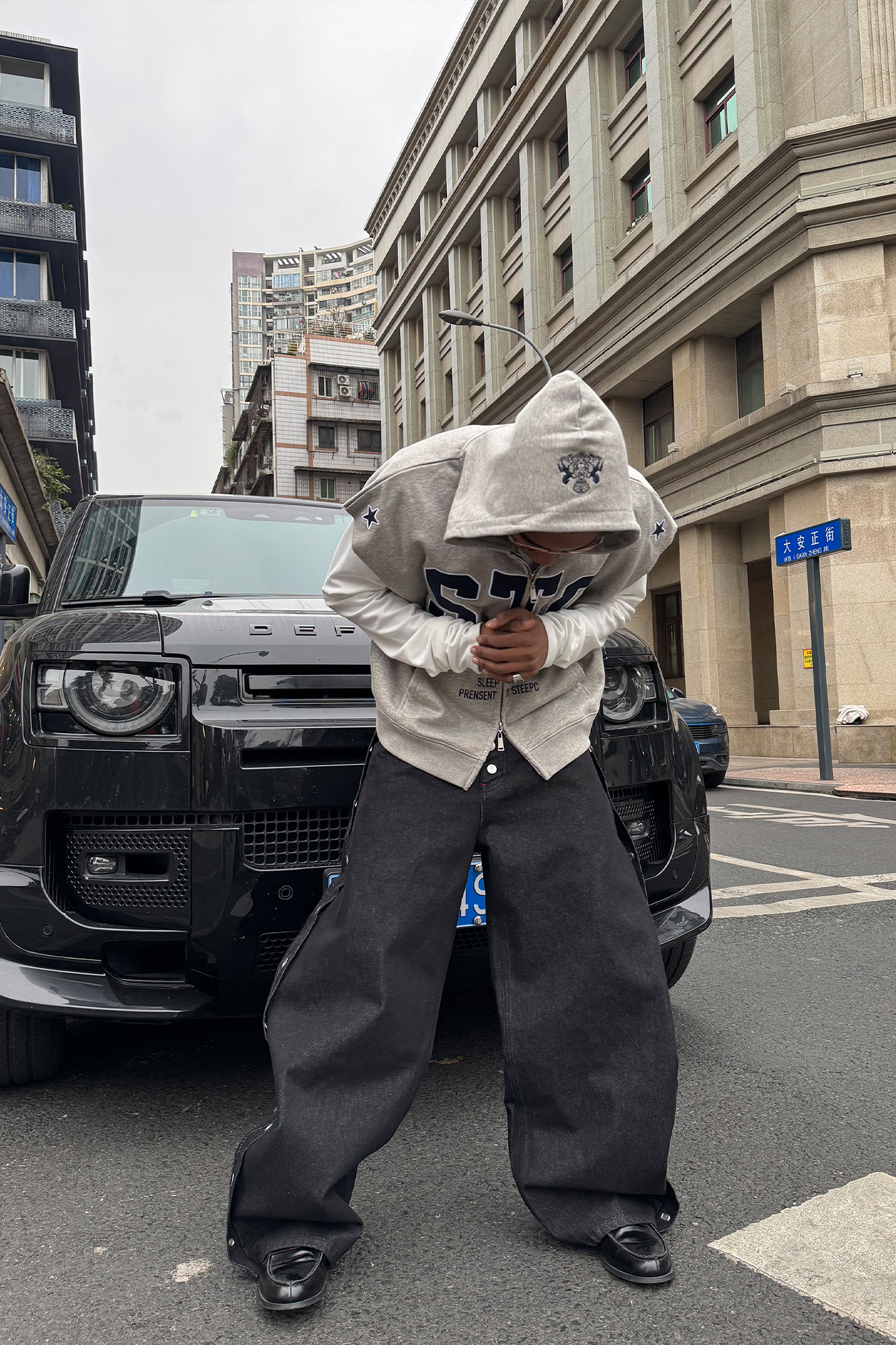STEEPC Hooded Zip-Up Sweat Vest-Vest-S (1)-Free Shipping Leatheretro