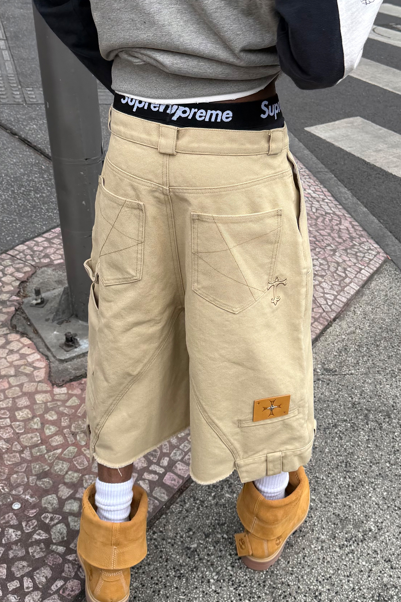 STEEPC Baggy Multi-Pocket Cargo Shorts-Shorts-S-Free Shipping Leatheretro