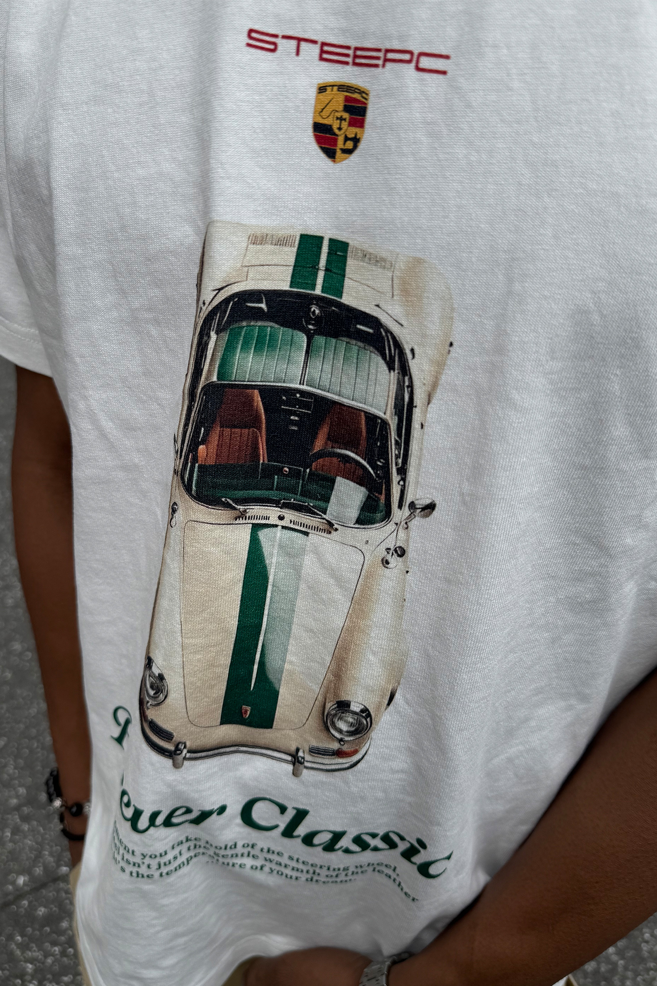 STEEPC Classic Car Graphic T-Shirt-T Shirt-S (1)-Free Shipping Leatheretro
