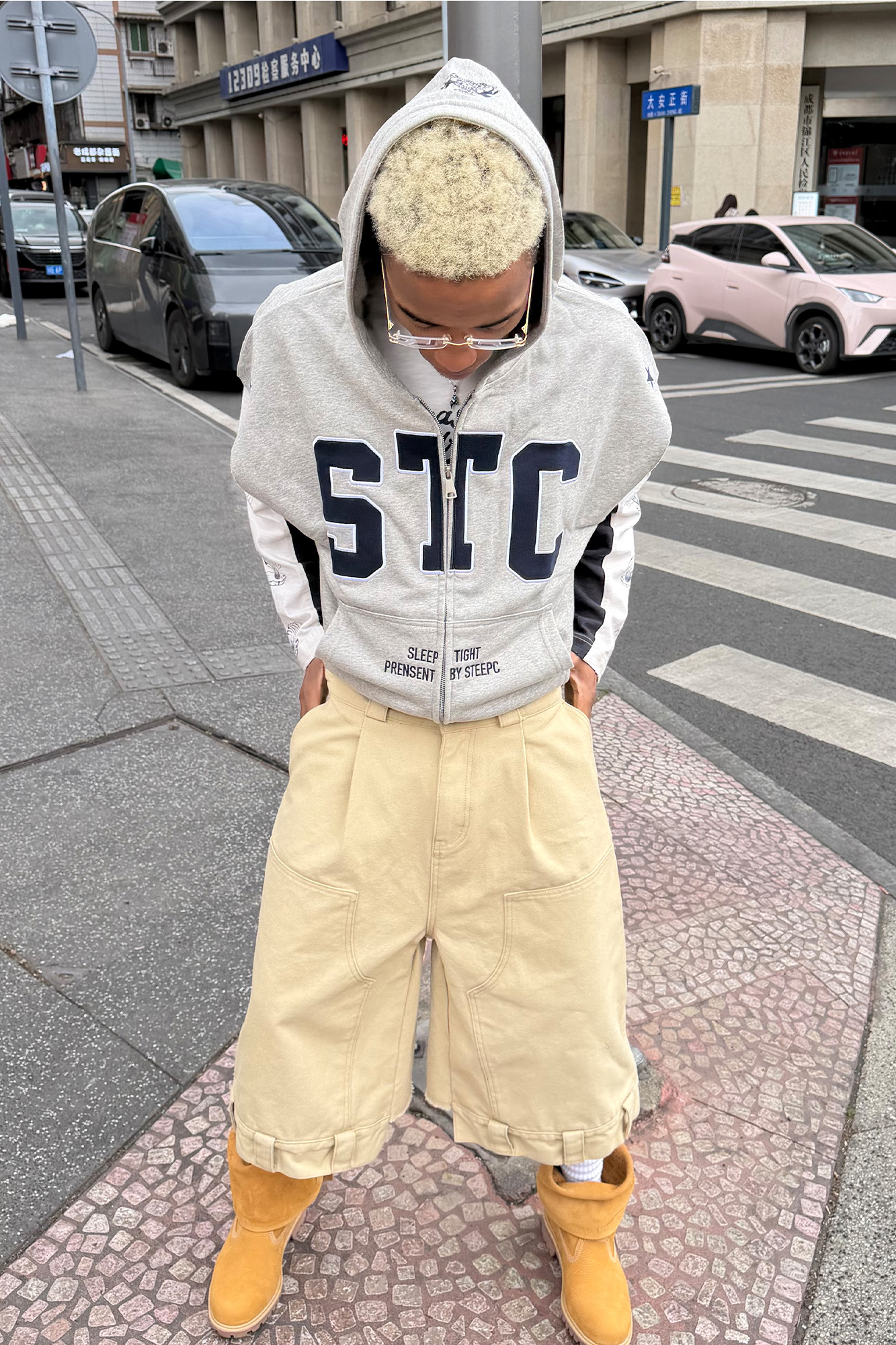 STEEPC Baggy Multi-Pocket Cargo Shorts-Shorts-S-Free Shipping Leatheretro
