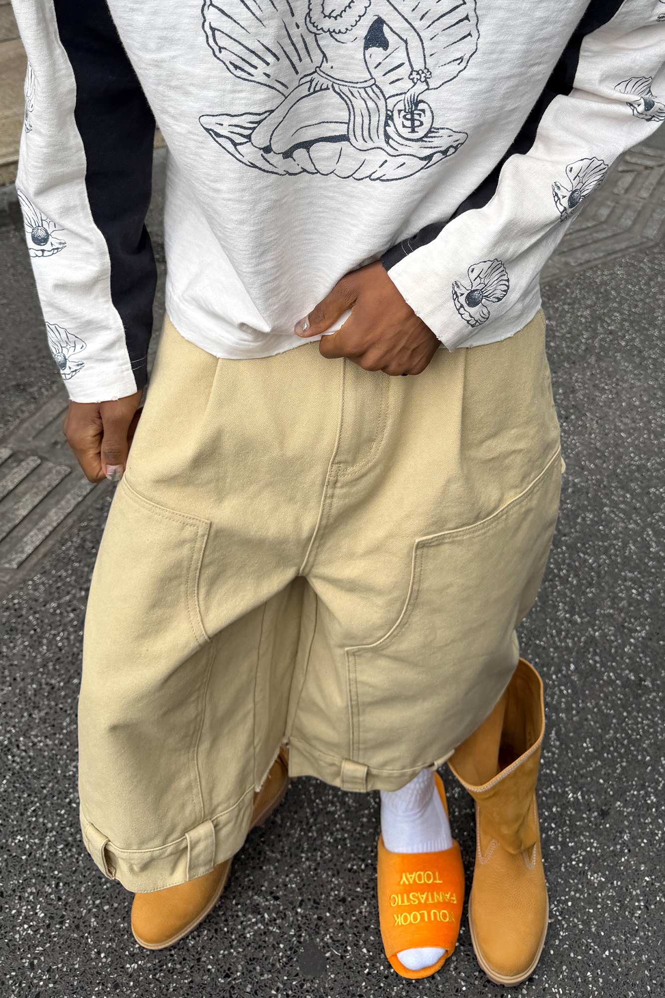 STEEPC Baggy Multi-Pocket Cargo Shorts-Shorts-S-Free Shipping Leatheretro
