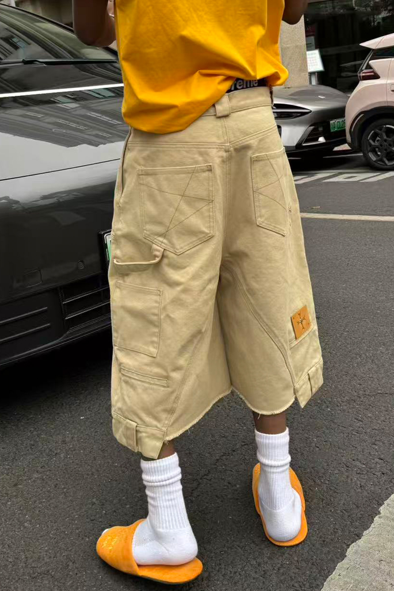 STEEPC Baggy Multi-Pocket Cargo Shorts-Shorts-S-Free Shipping Leatheretro