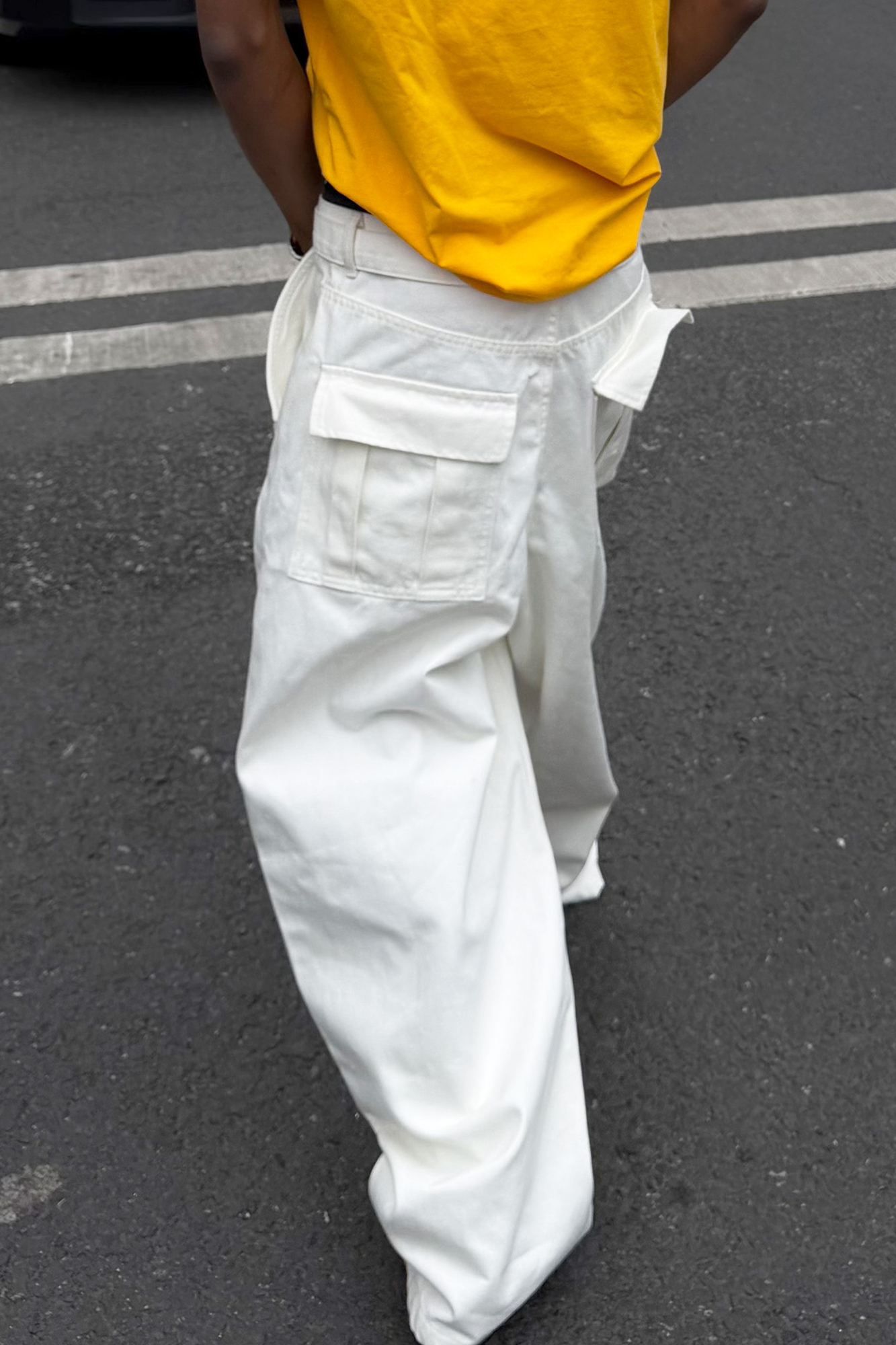 STEEPC Belted Baggy Utility Pants-Pants-S-Free Shipping Leatheretro