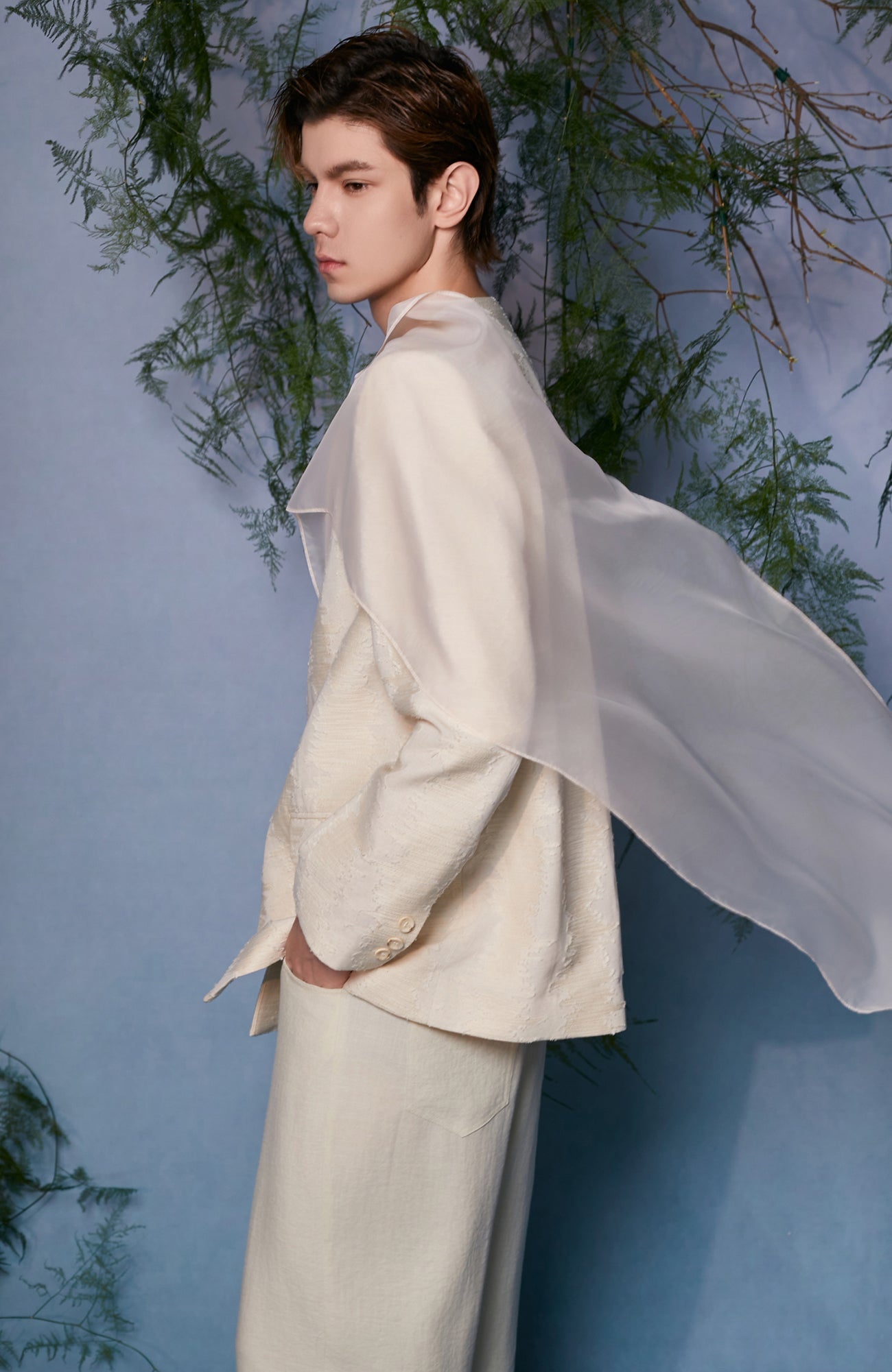 JIECHI Asymmetrical Overlay Draped Blazer-Jacket-M (Preorder)-Free Shipping Leatheretro