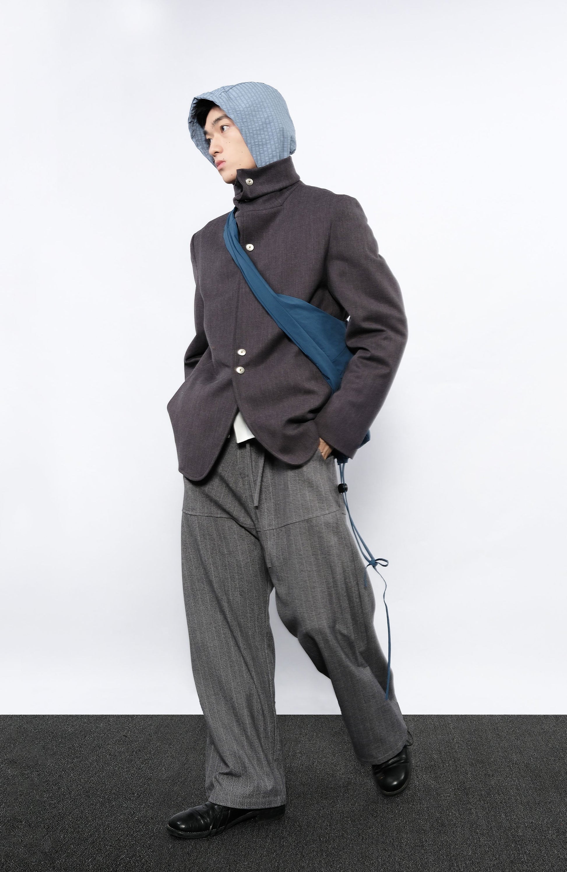 7440 37 1 Essential Stacked Collar Blazer-Jacket-S-Free Shipping Leatheretro