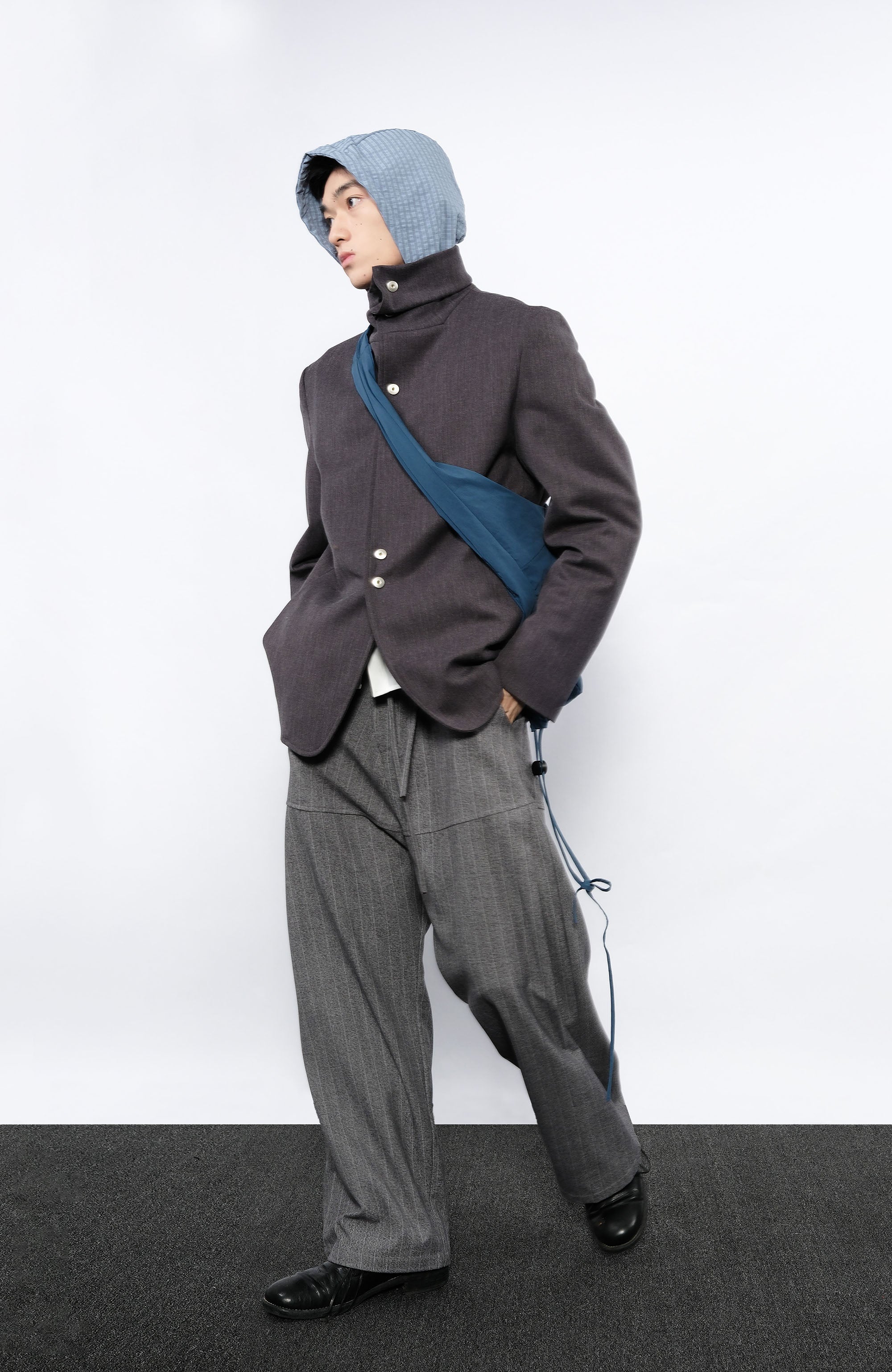 7440 37 1 Essential Stacked Collar Blazer-Jacket-S-Free Shipping Leatheretro