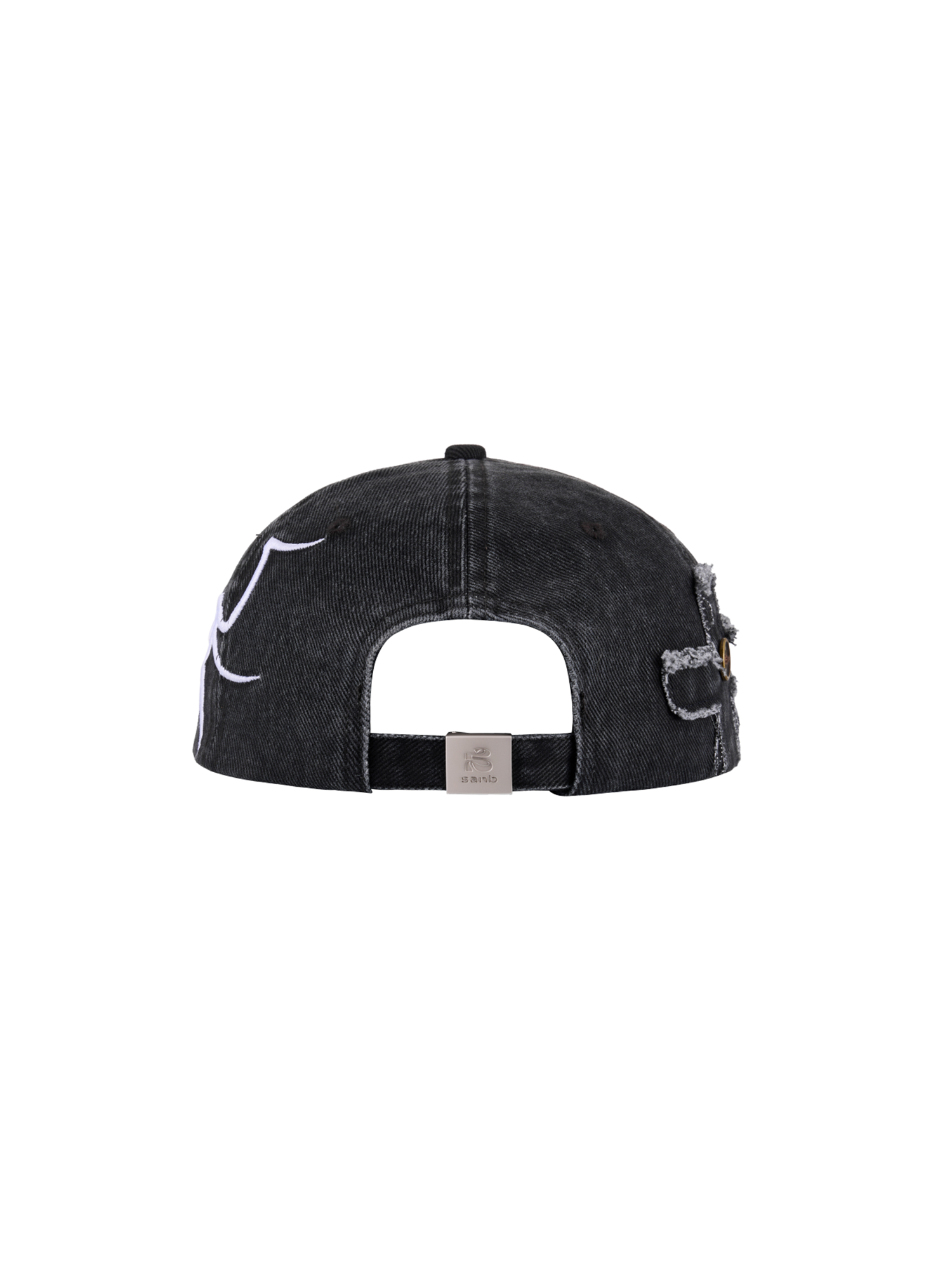 SANB Distressed Cross-Patch Embroidered Denim Cap-Hat, Cap, Beanie-One Size-Free Shipping Leatheretro