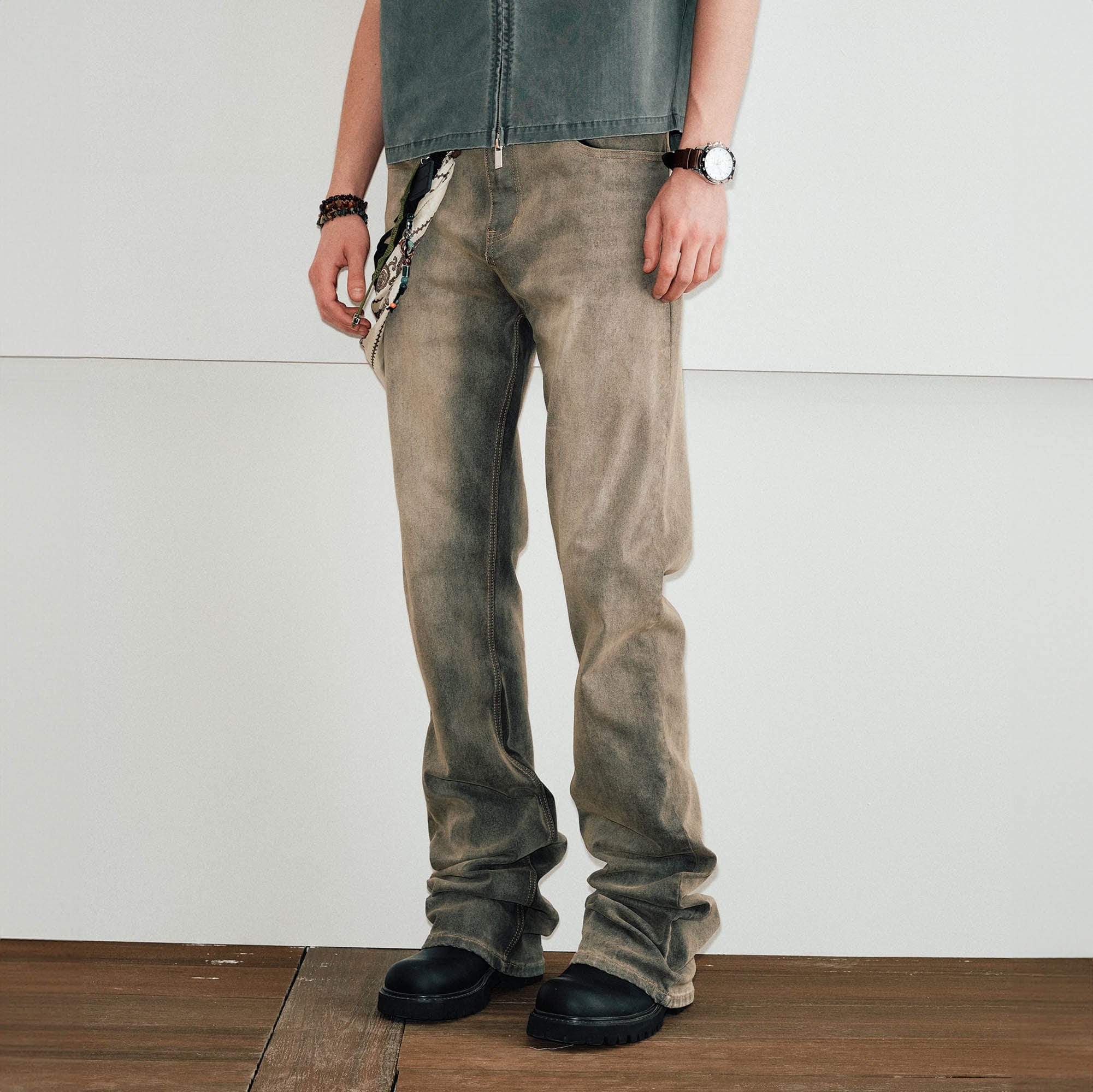 KREATE Classic Washed Straight Jeans-Jeans-S-Blue-Free Shipping Leatheretro