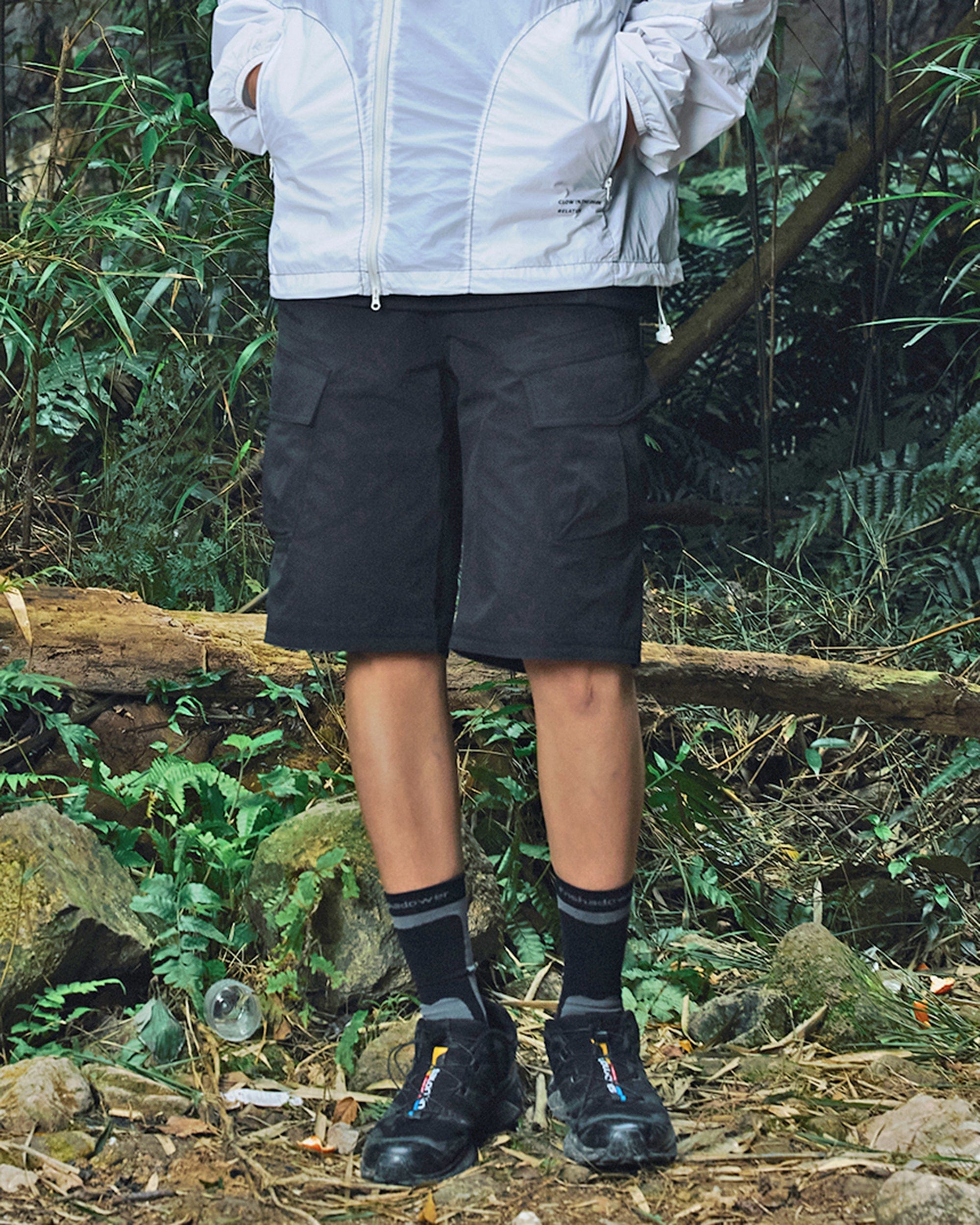 ENSHADOWER Modern Large Pocket Logo Shorts-Shorts-S-Free Shipping Leatheretro