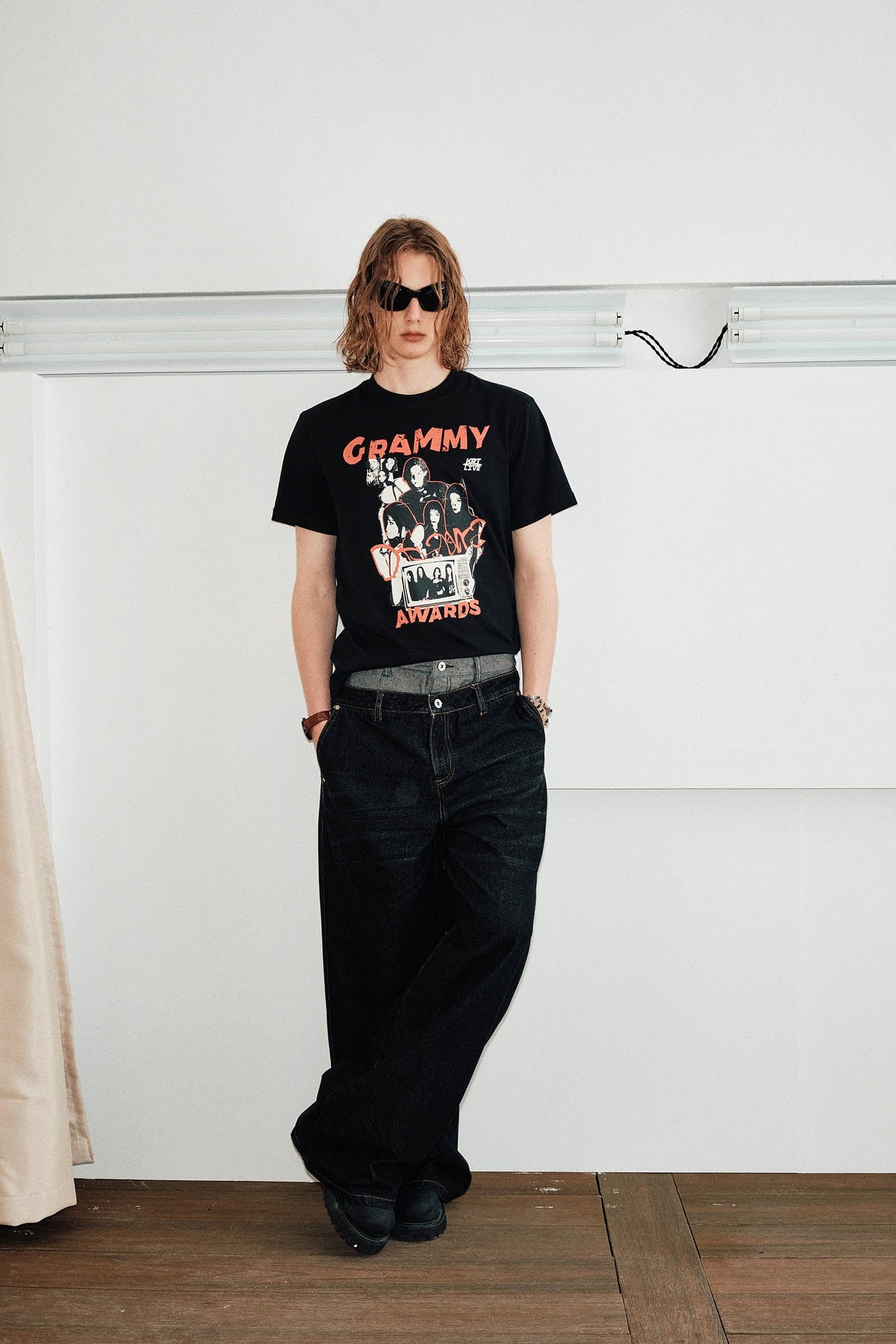 KREATE Washed Double-Waist Jeans-Jeans-S-Grey-Free Shipping Leatheretro