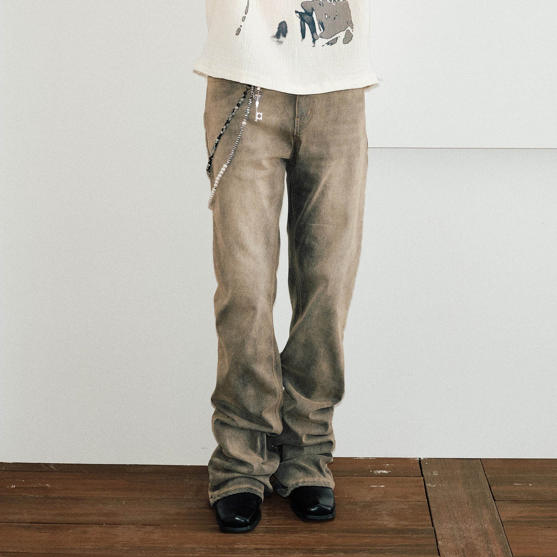 KREATE Classic Washed Straight Jeans-Jeans-S-Blue-Free Shipping Leatheretro