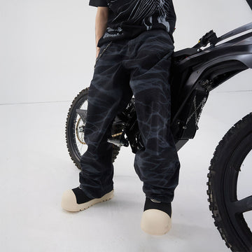 BLACK8MOB Smoke Ripple Baggy Jeans-Jeans-S-Free Shipping Leatheretro