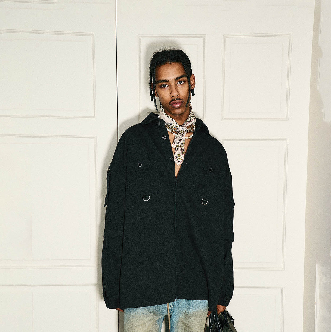 STEEPC Detachable Sleeves Embroidered Jacket-Jacket-S-Free Shipping Leatheretro