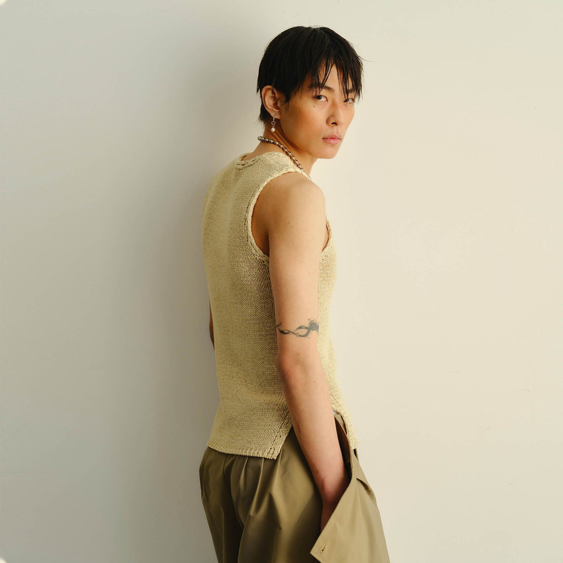 KADAKADA BPM Patchwork Knitted Vest-Vest-M-Free Shipping Leatheretro