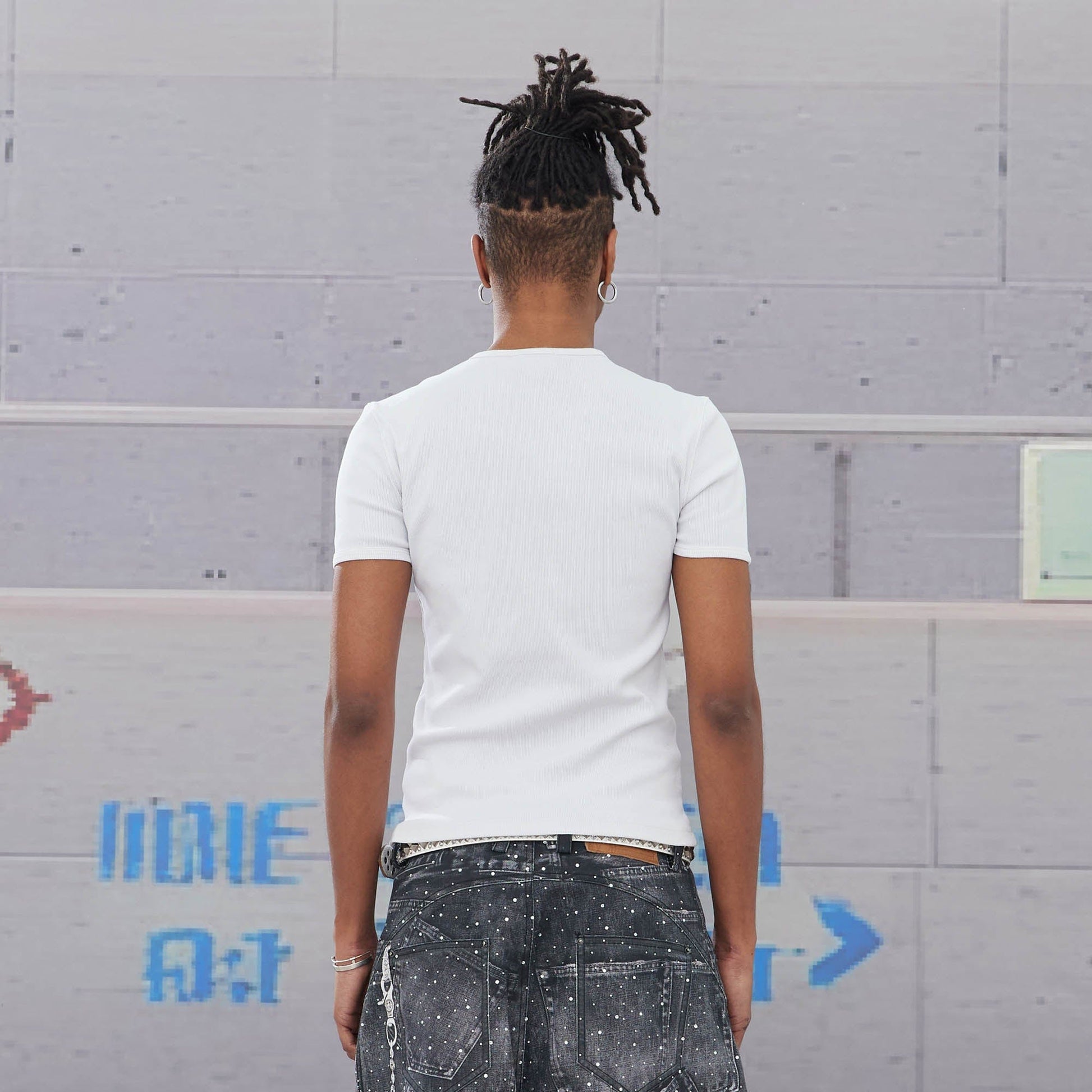 DND4DES Essential Ribbed Slim-Fit T-Shirt-T Shirt-S-Black-Free Shipping Leatheretro