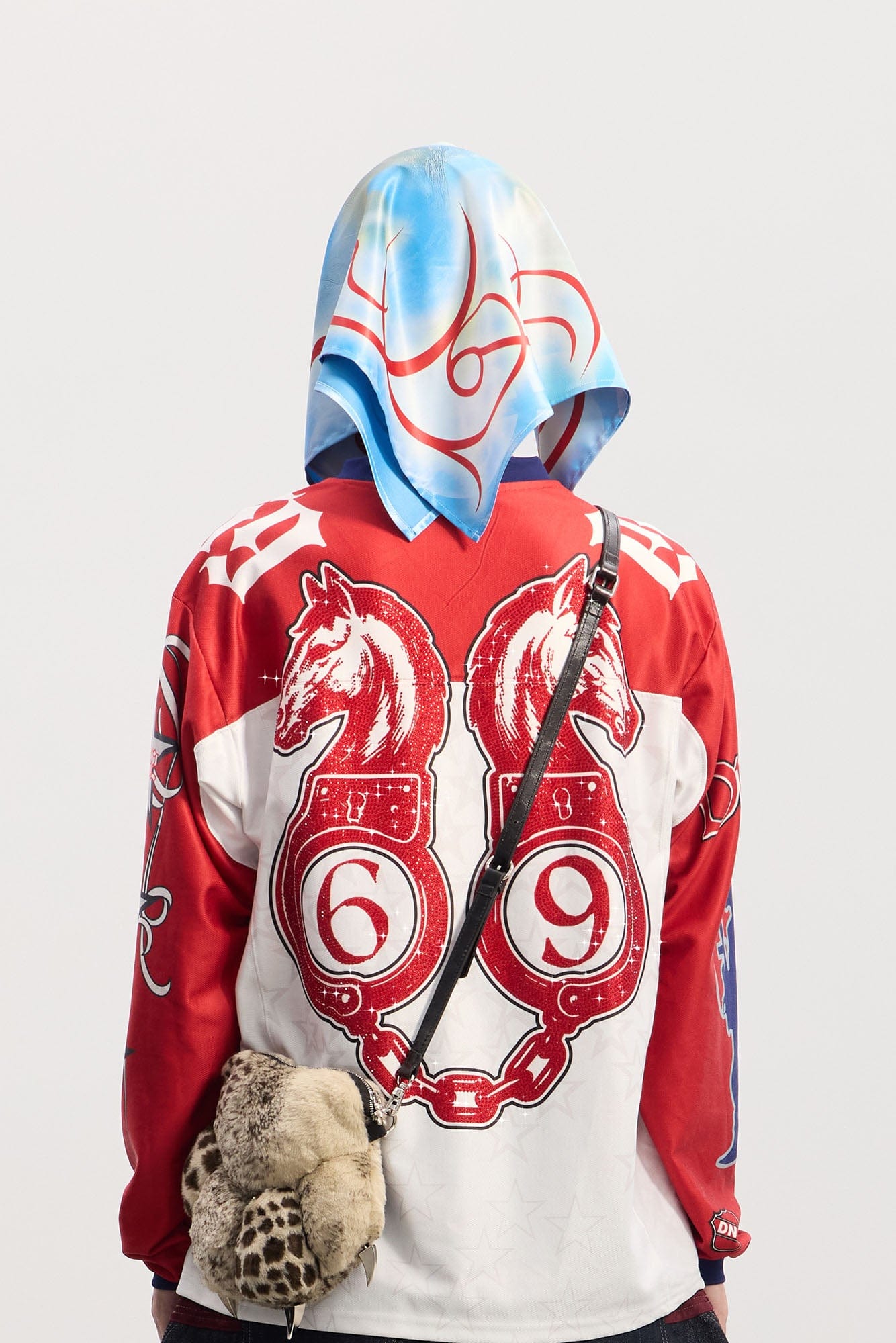 DND4DES Virgin Mary Graphic Thorn Border Bandana-Other Accessories-One Size-Free Shipping Leatheretro