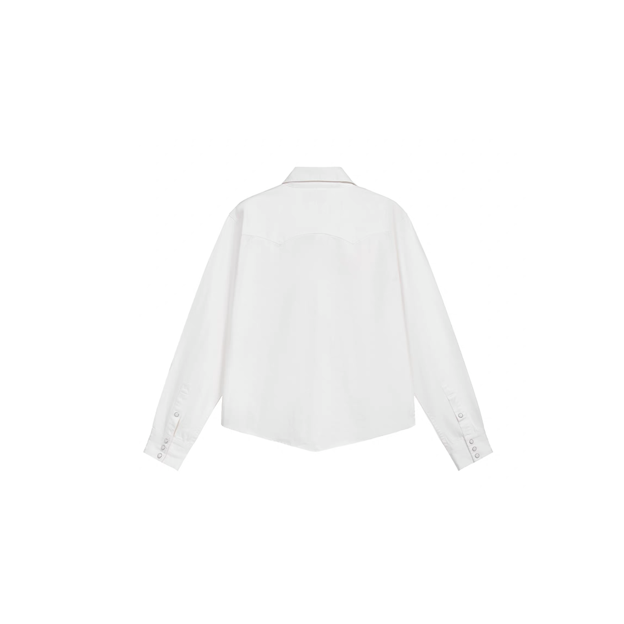 NOTHINGNESS WORLD Snake Graphic Layered-Collar Denim Shirt-Shirt-S-Free Shipping Leatheretro