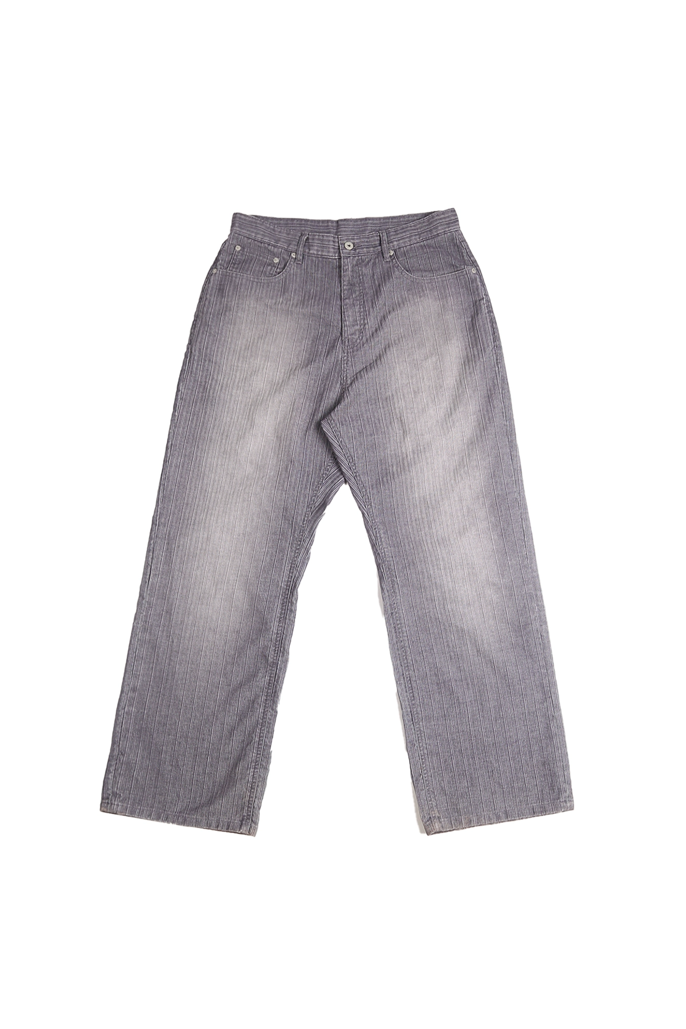 TRECLUB Washed Striped Straight-Leg Jeans-Jeans-S (Preorder)-Blue-Free Shipping Leatheretro