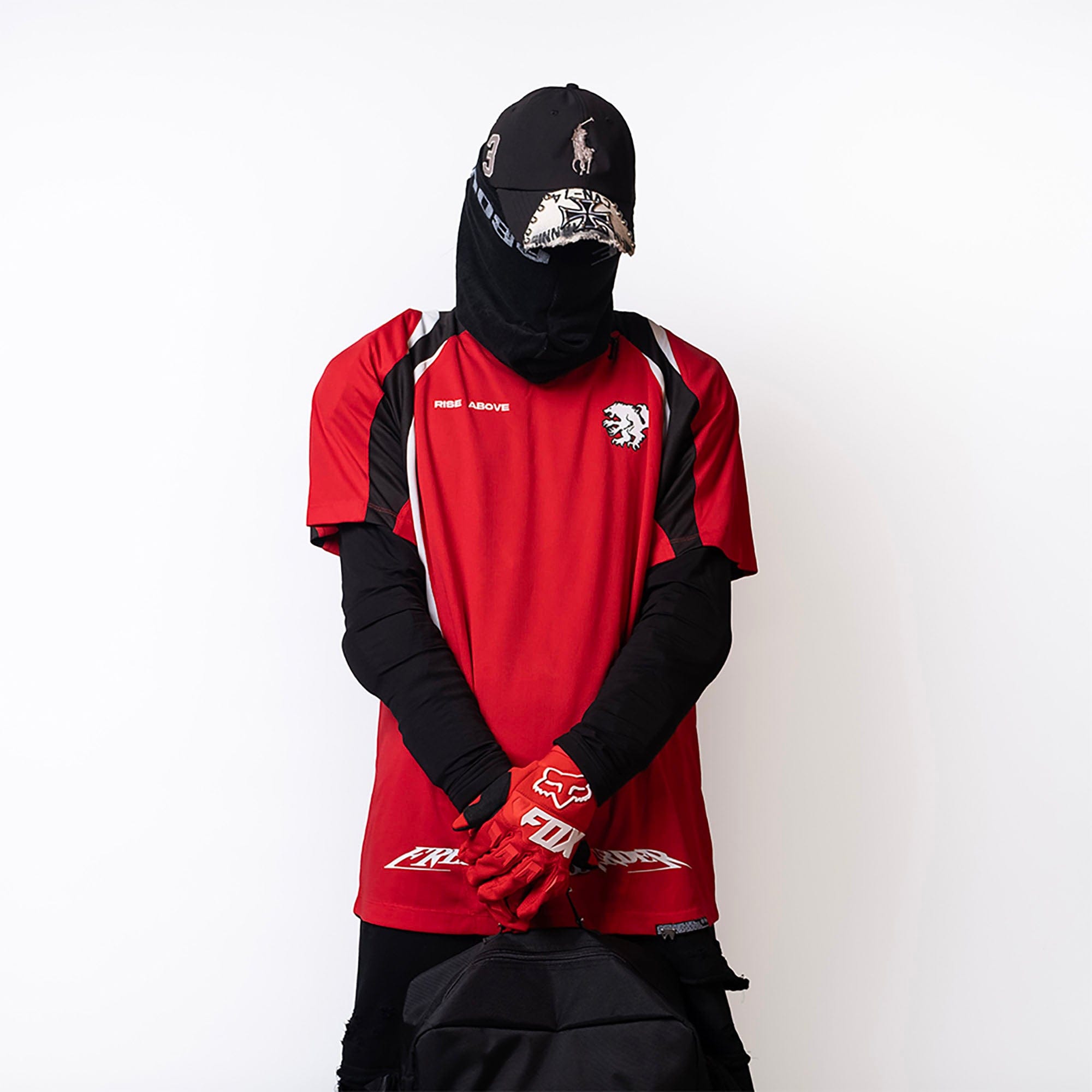 FVVO Retro Contrast Spliced Racing T-Shirt-T Shirt-S-Red-Free Shipping Leatheretro