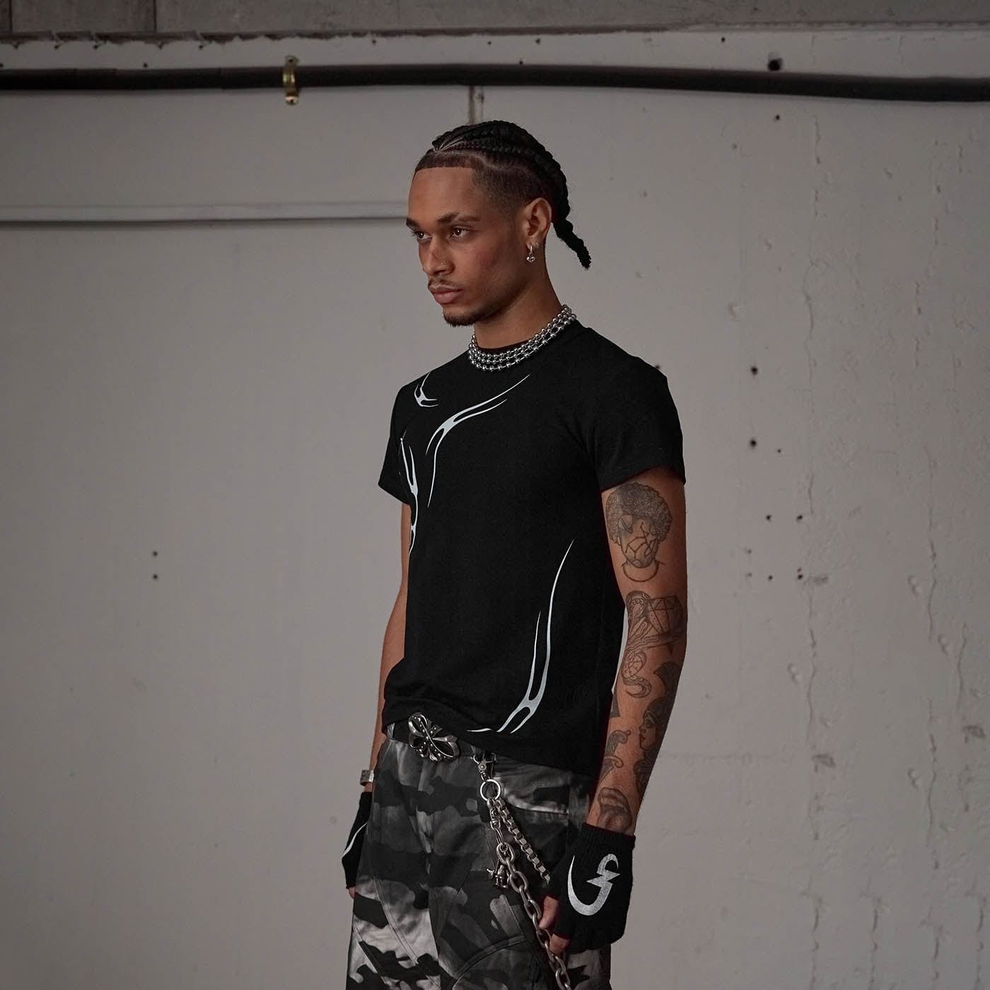 DND4DES The Rune T-Shirt-T Shirt-S-Black-Free Shipping Leatheretro