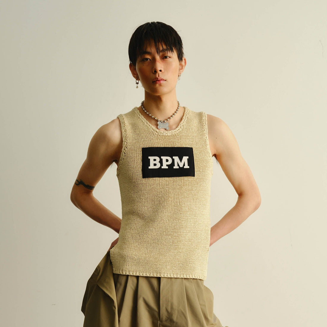 KADAKADA BPM Patchwork Knitted Vest-Vest-M-Free Shipping Leatheretro