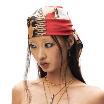 SCHWARZGOLD Leopard Union Flag Full-Printed Headscarf-Accessories-One Size-Free Shipping Leatheretro