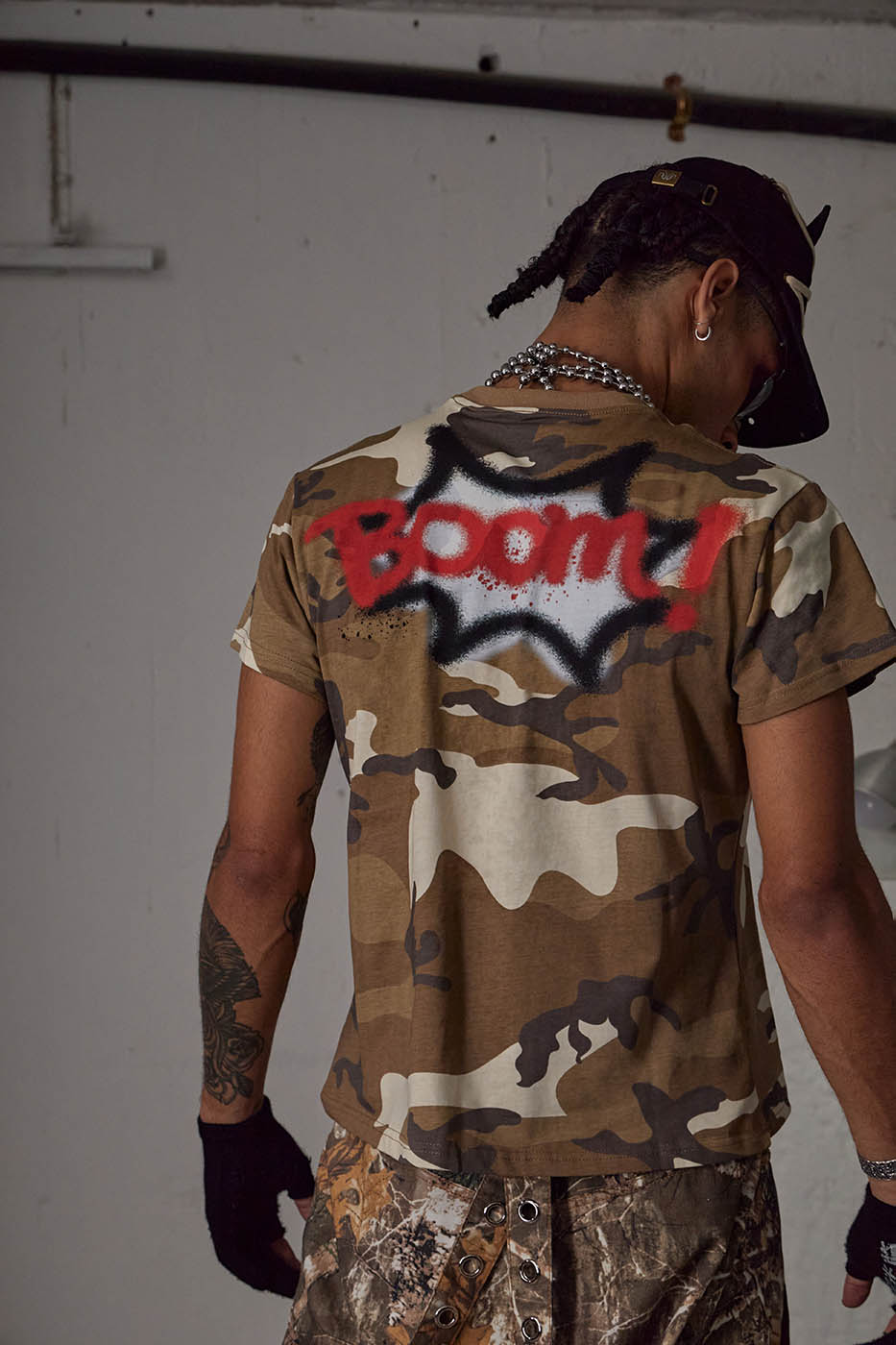 DND4DES Felix Camo Graffiti T-Shirt-T Shirt-S-Free Shipping Leatheretro