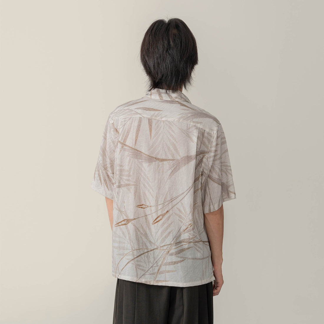 MOITIEDEPETALE Retro Foliage Half Shirt-Half shirt-XS-Free Shipping Leatheretro