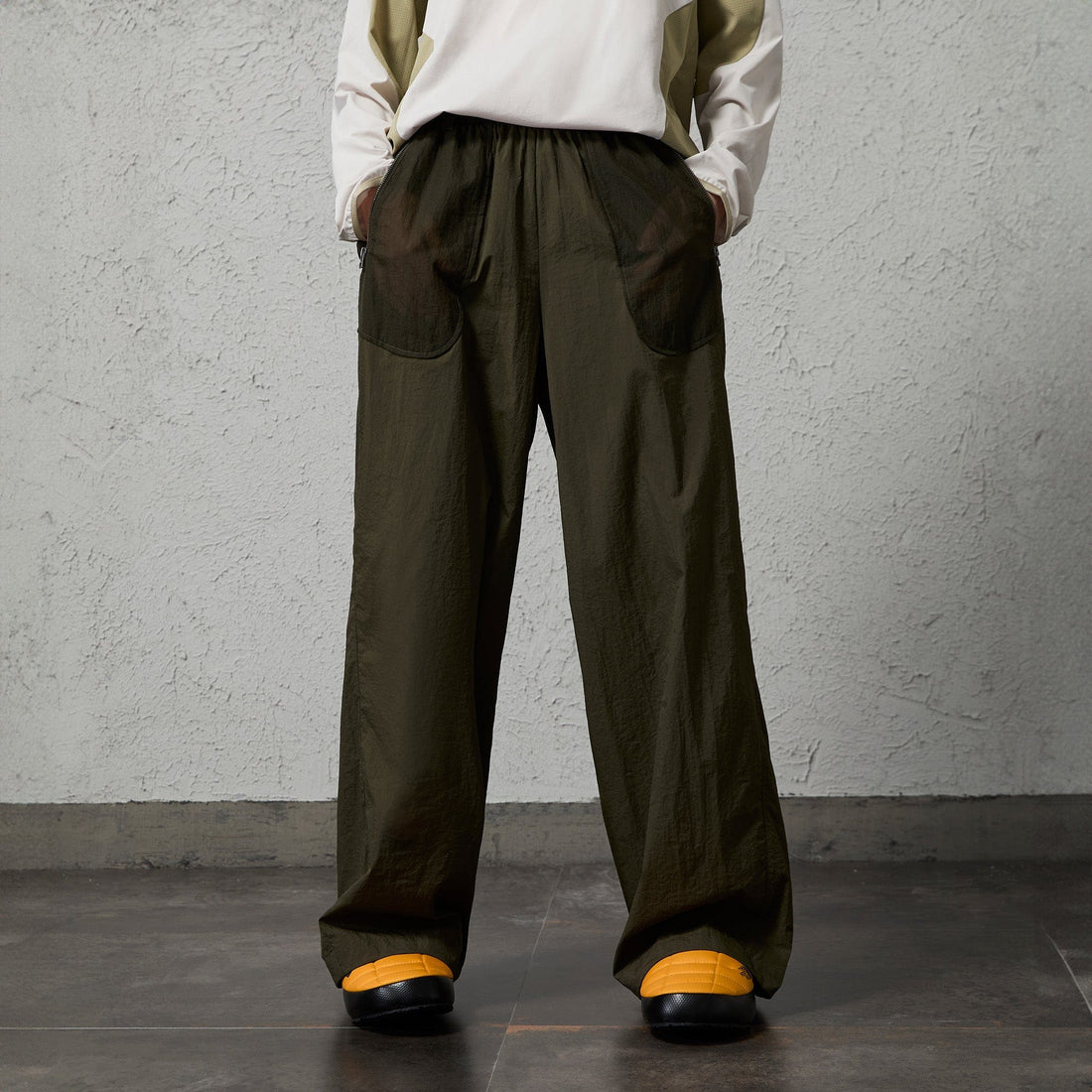 ORGANIC EMOTION UV-Protective Lightweight Straight-Leg Pants-Pants-S-Black-Free Shipping Leatheretro