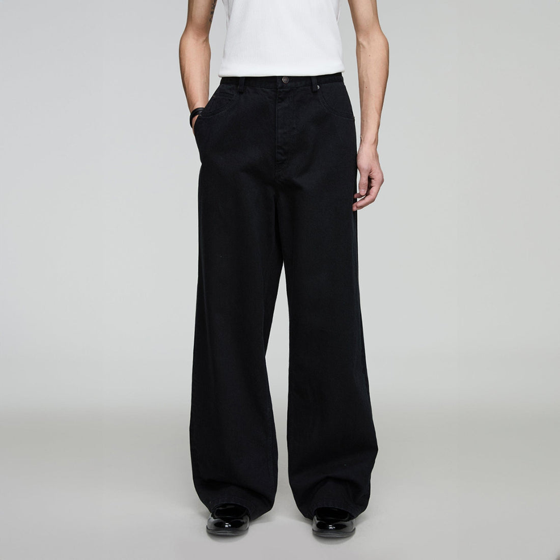 OPICLOTH Retro Straight-Leg Jeans-Jeans-XS-Free Shipping Leatheretro