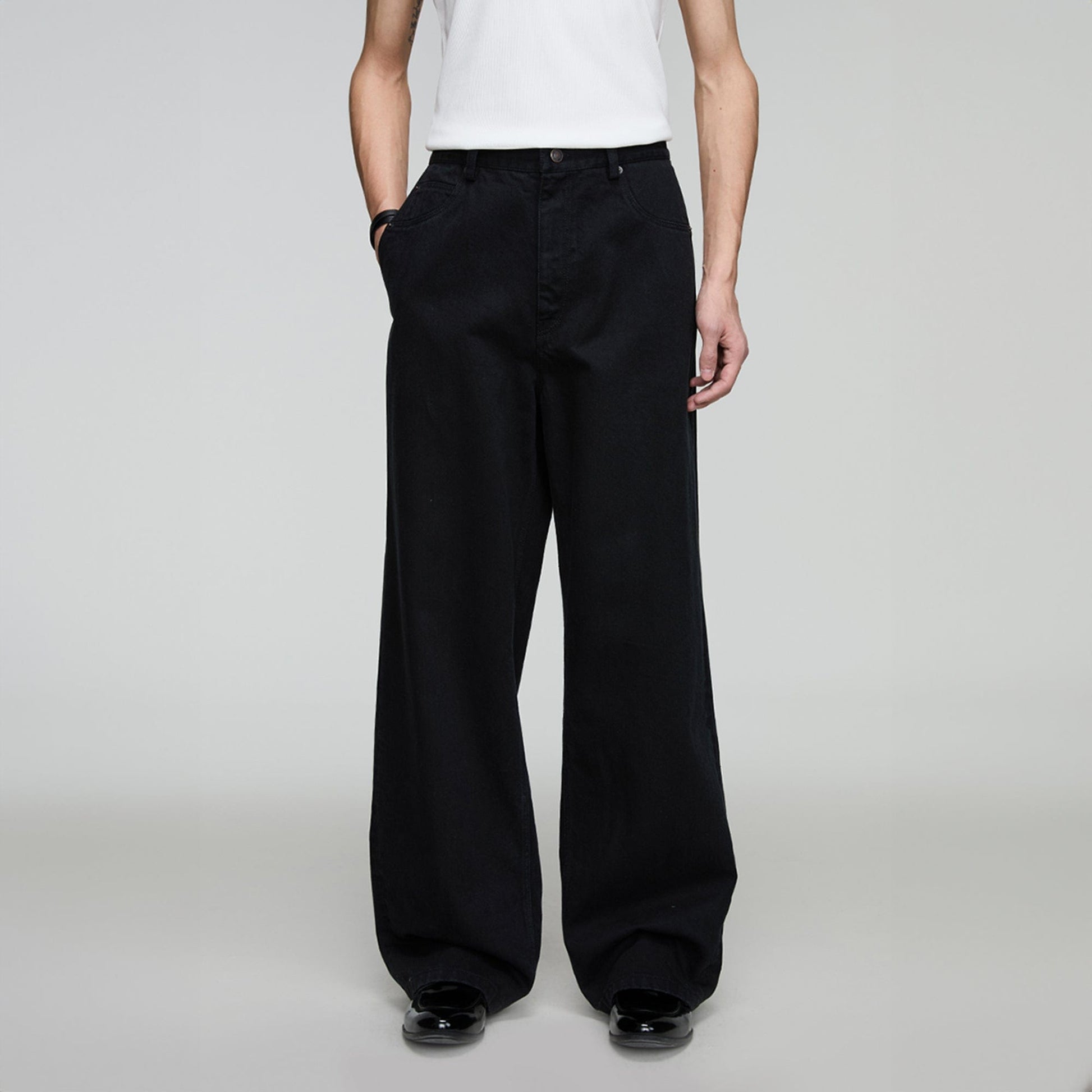 OPICLOTH Retro Straight-Leg Jeans-Jeans-XS-Free Shipping Leatheretro