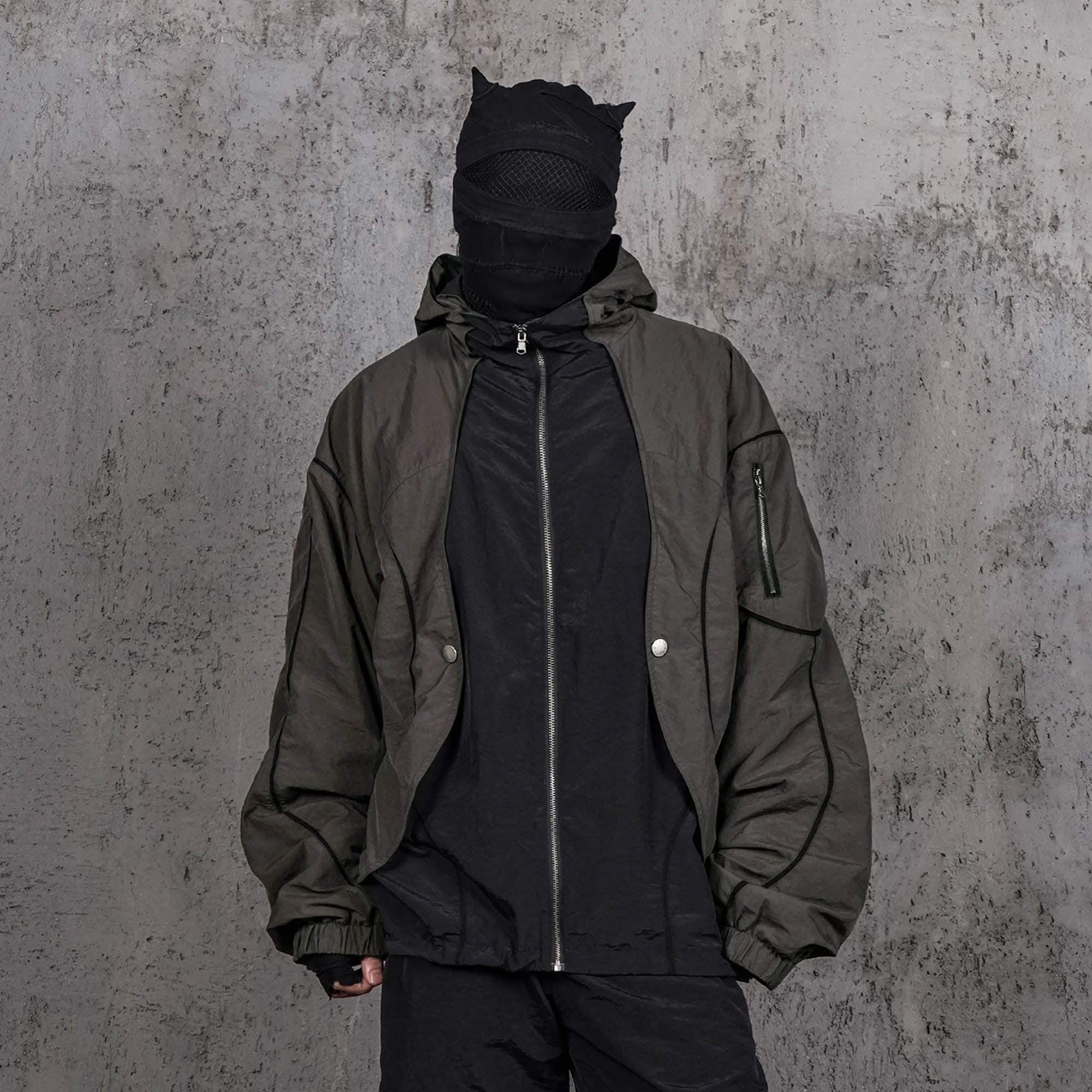 UNDERWATER Wasteland Deconstructed Windbreaker-Jacket-S-Free Shipping Leatheretro