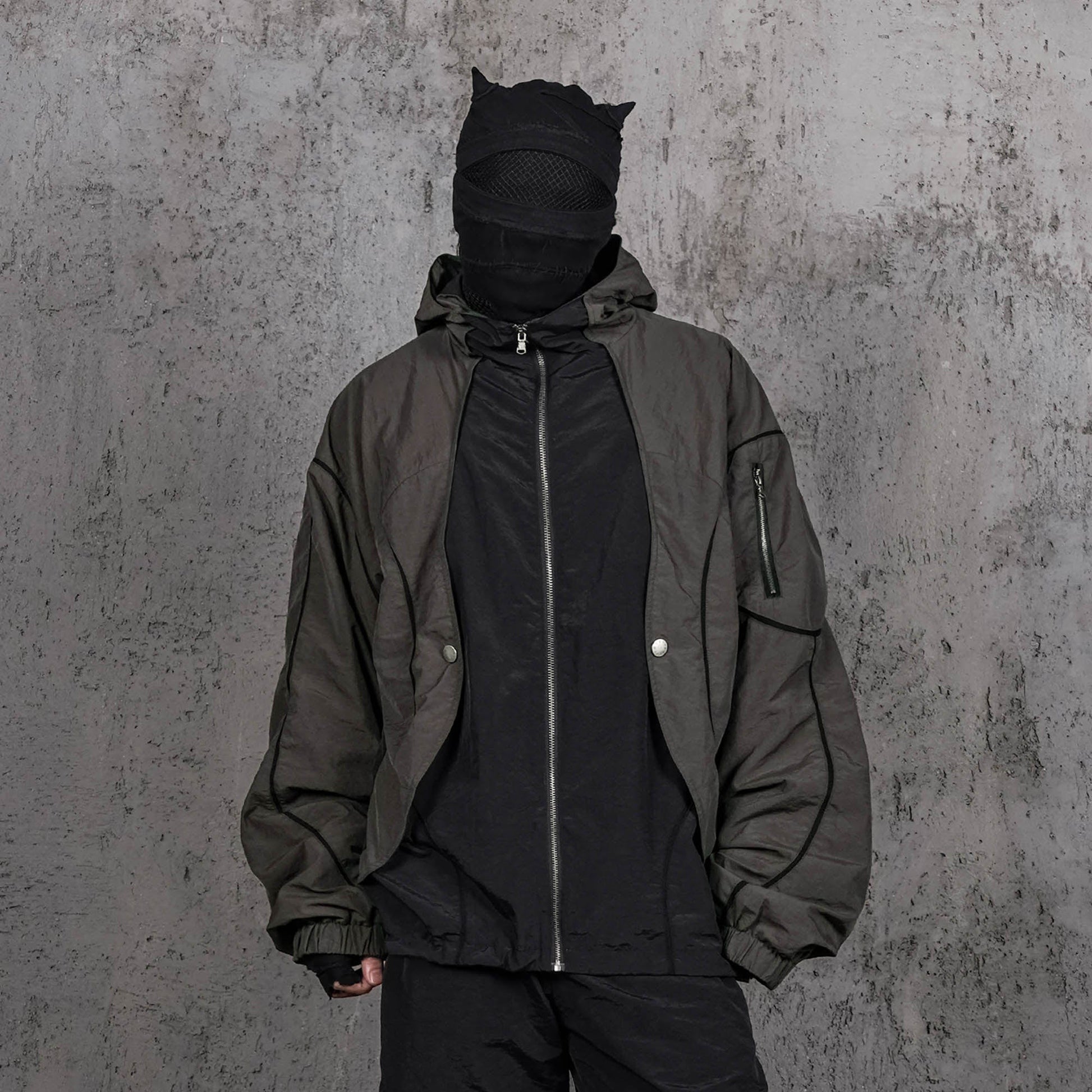 UNDERWATER Wasteland Deconstructed Windbreaker-Jacket-S-Free Shipping Leatheretro