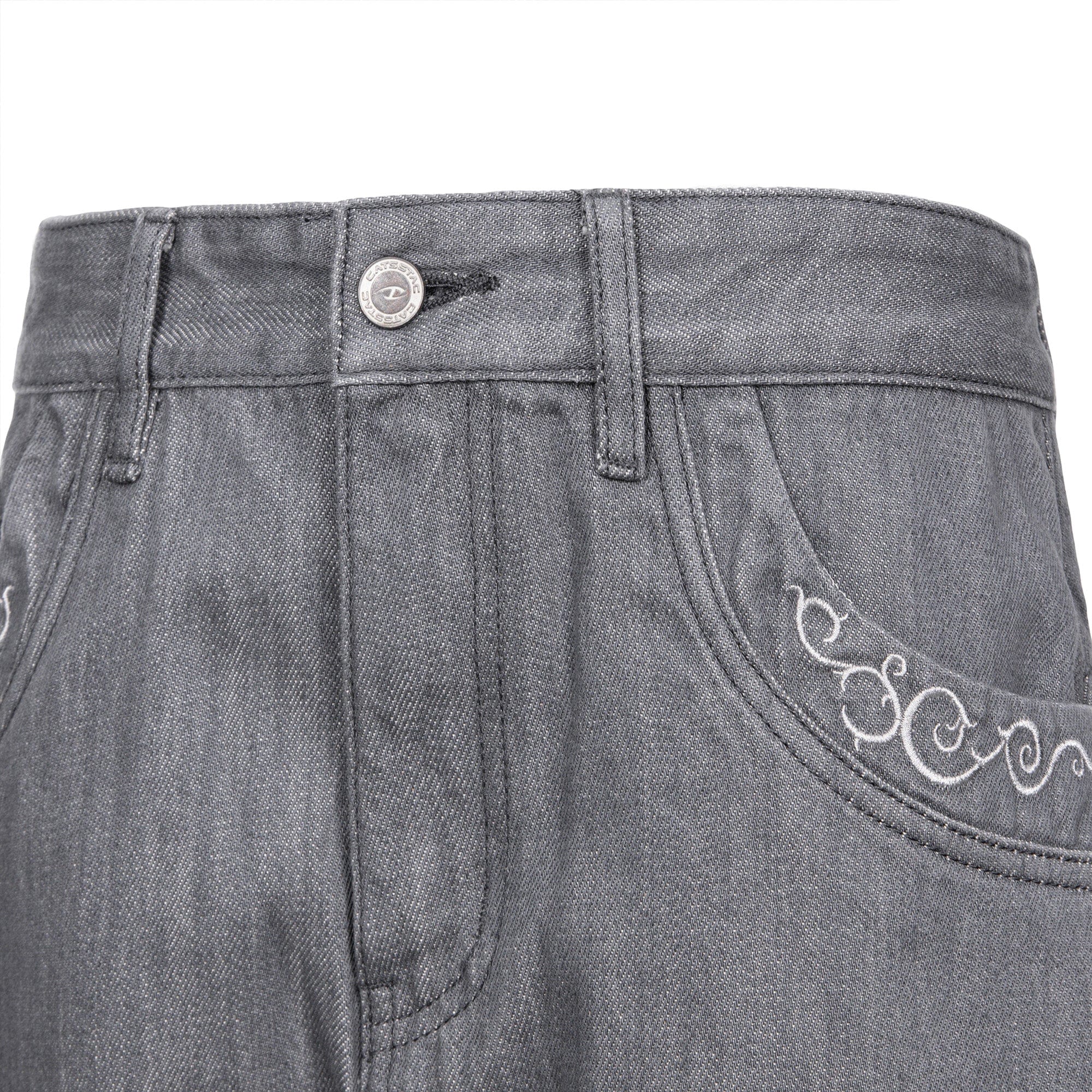 CATSSTAC Floral Embroidered Flared Jeans-Jeans-M-Free Shipping Leatheretro