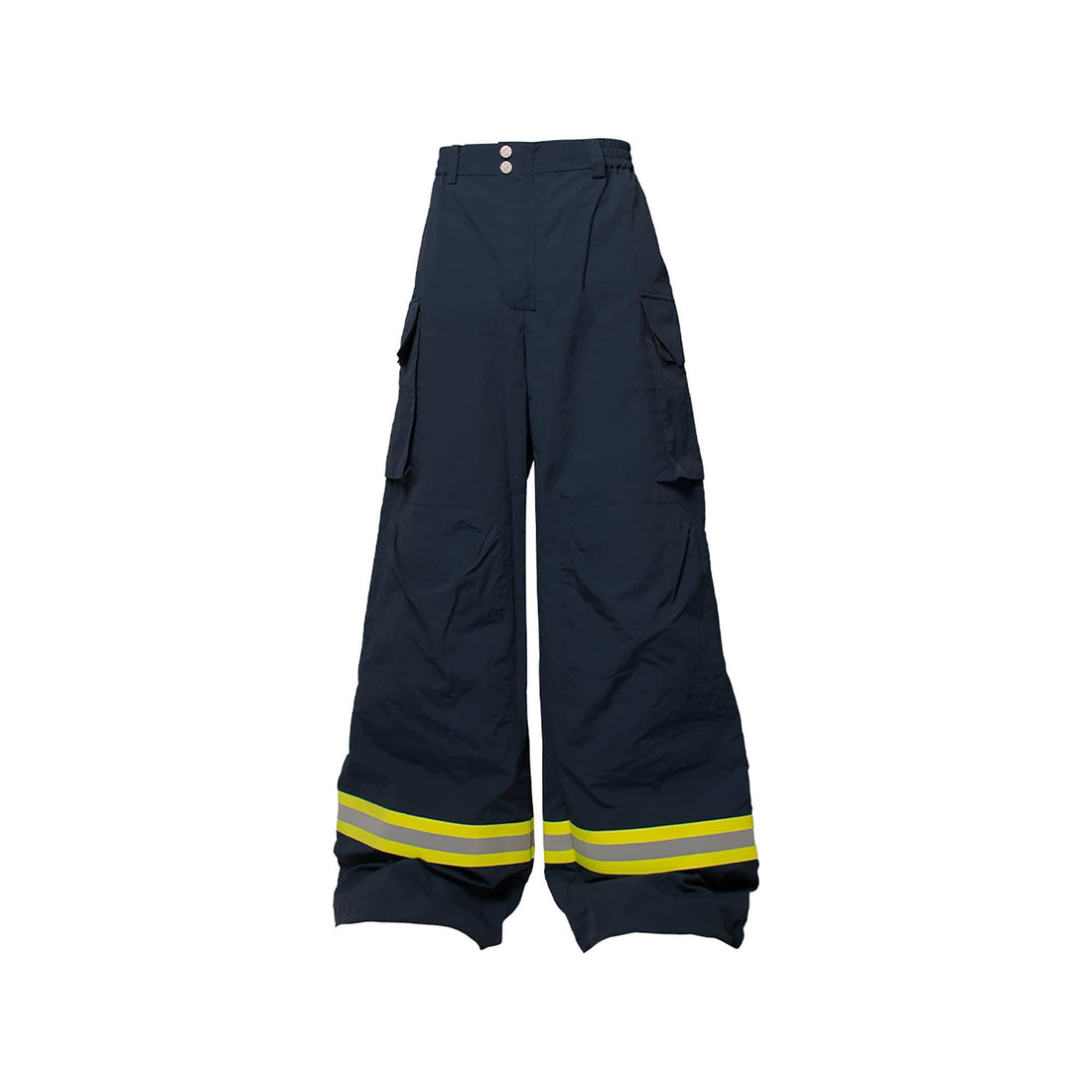 RELABEL Reflective Wide-Leg Firefighter Cargo-Pants-S-Free Shipping Leatheretro