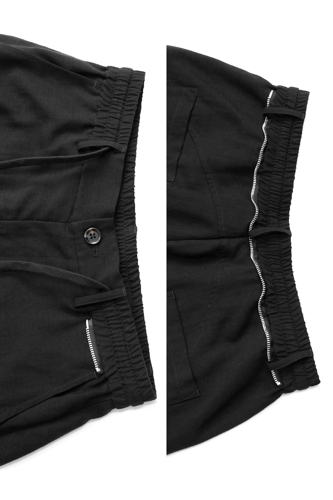 RELABEL Ruched Tencel-Acetate Oversized Shorts-Shorts-XS-Black-Free Shipping Leatheretro