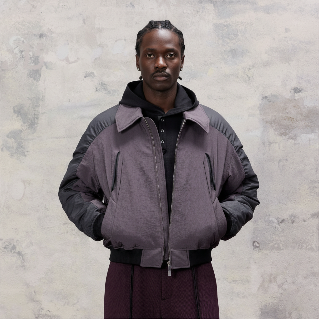 ALVNG AR ANTS Tucked Pleats Saber Sleeve Jacket-Jacket-S (Preorder)-Free Shipping Leatheretro