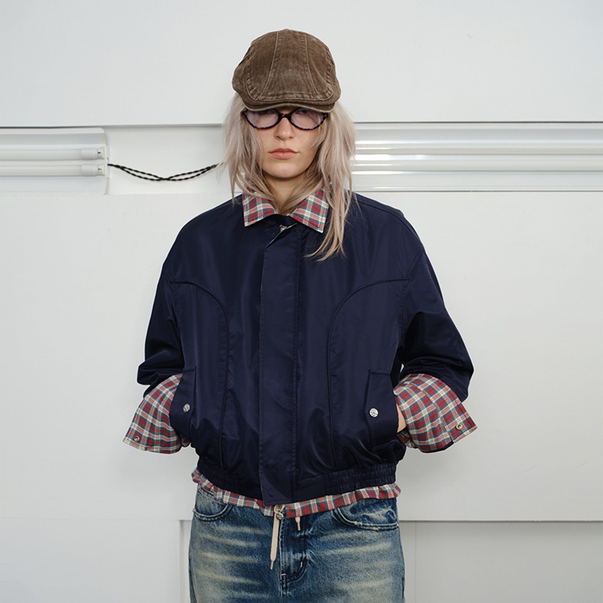 KREATE Structural Line Waterproof Jacket-Jacket-S-Blue-Free Shipping Leatheretro