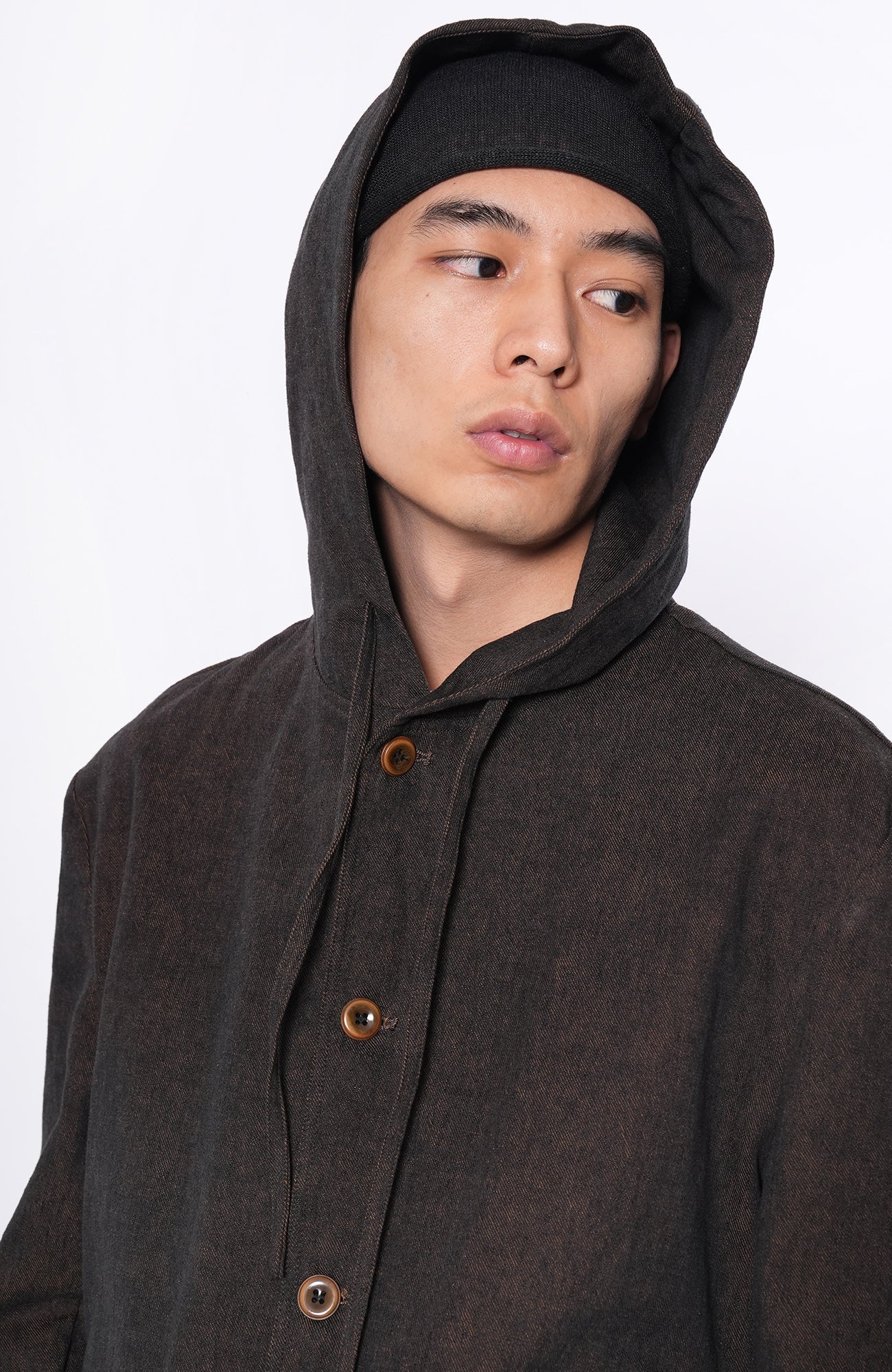 7440 37 1 Linen-Cotton Drawstring Hooded Blazer-Jacket-S (Preorder)-Free Shipping Leatheretro