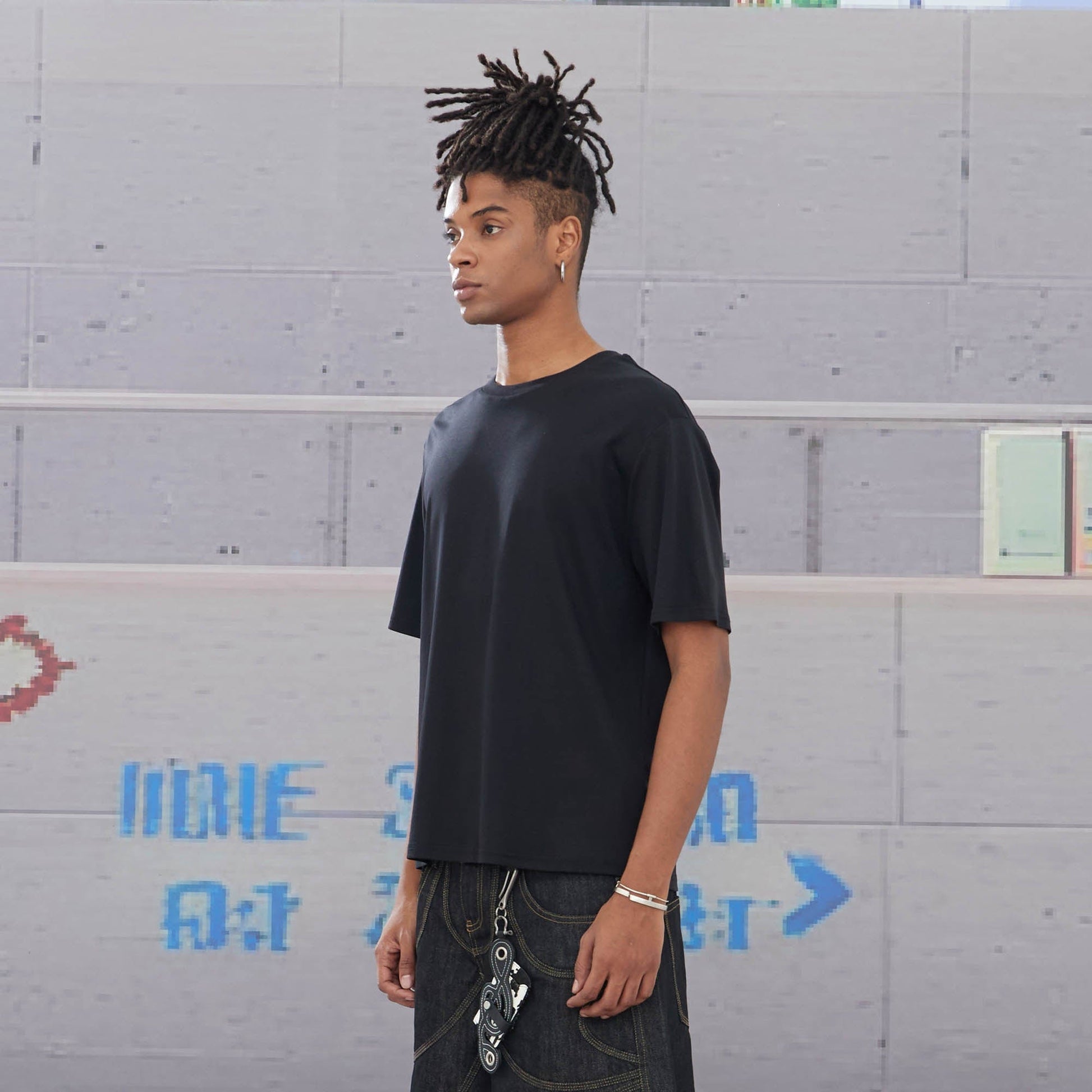 DND4DES Essential Mulberry Silk T-Shirt-T Shirt-S-White-Free Shipping Leatheretro