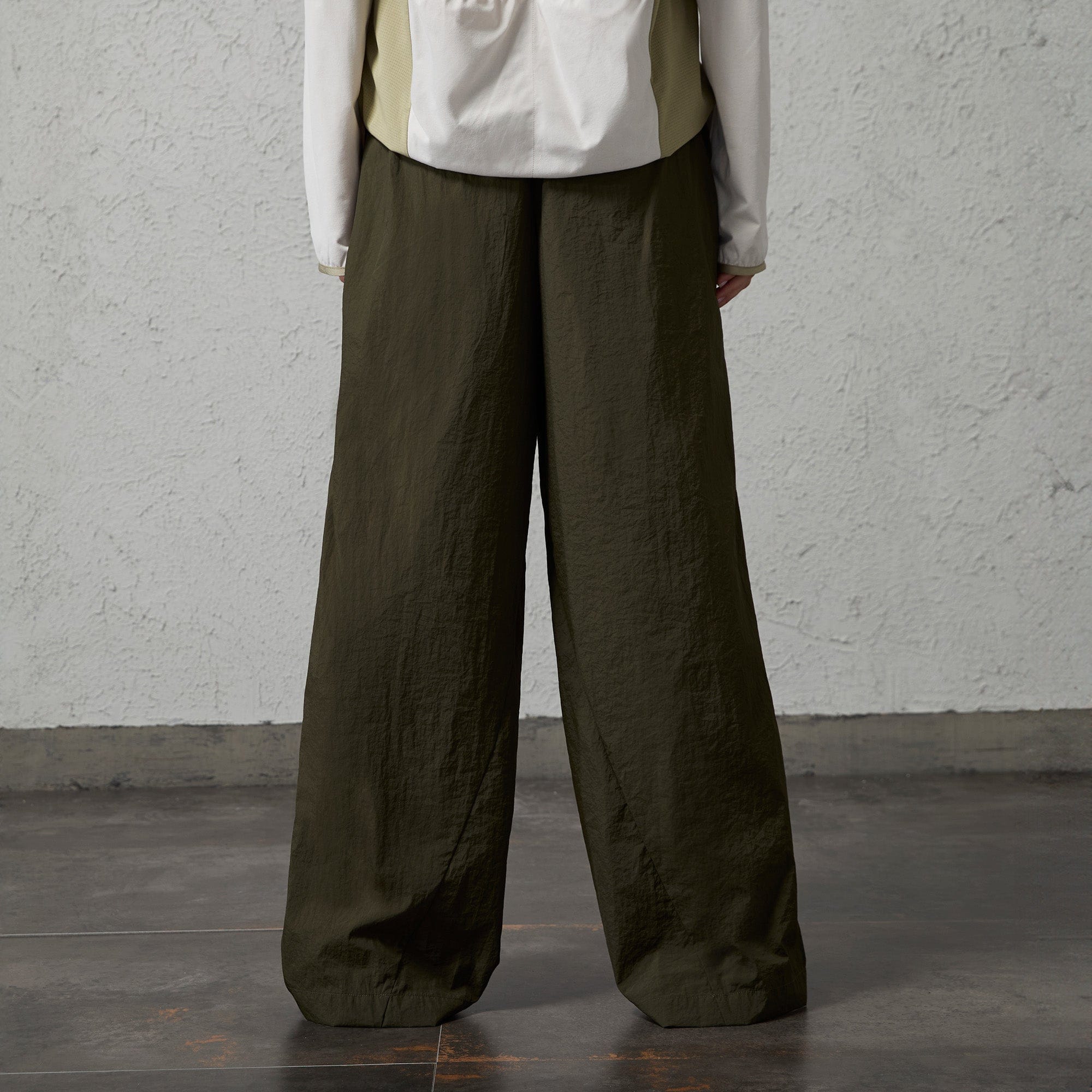 ORGANIC EMOTION UV-Protective Lightweight Straight-Leg Pants-Pants-S-Black-Free Shipping Leatheretro
