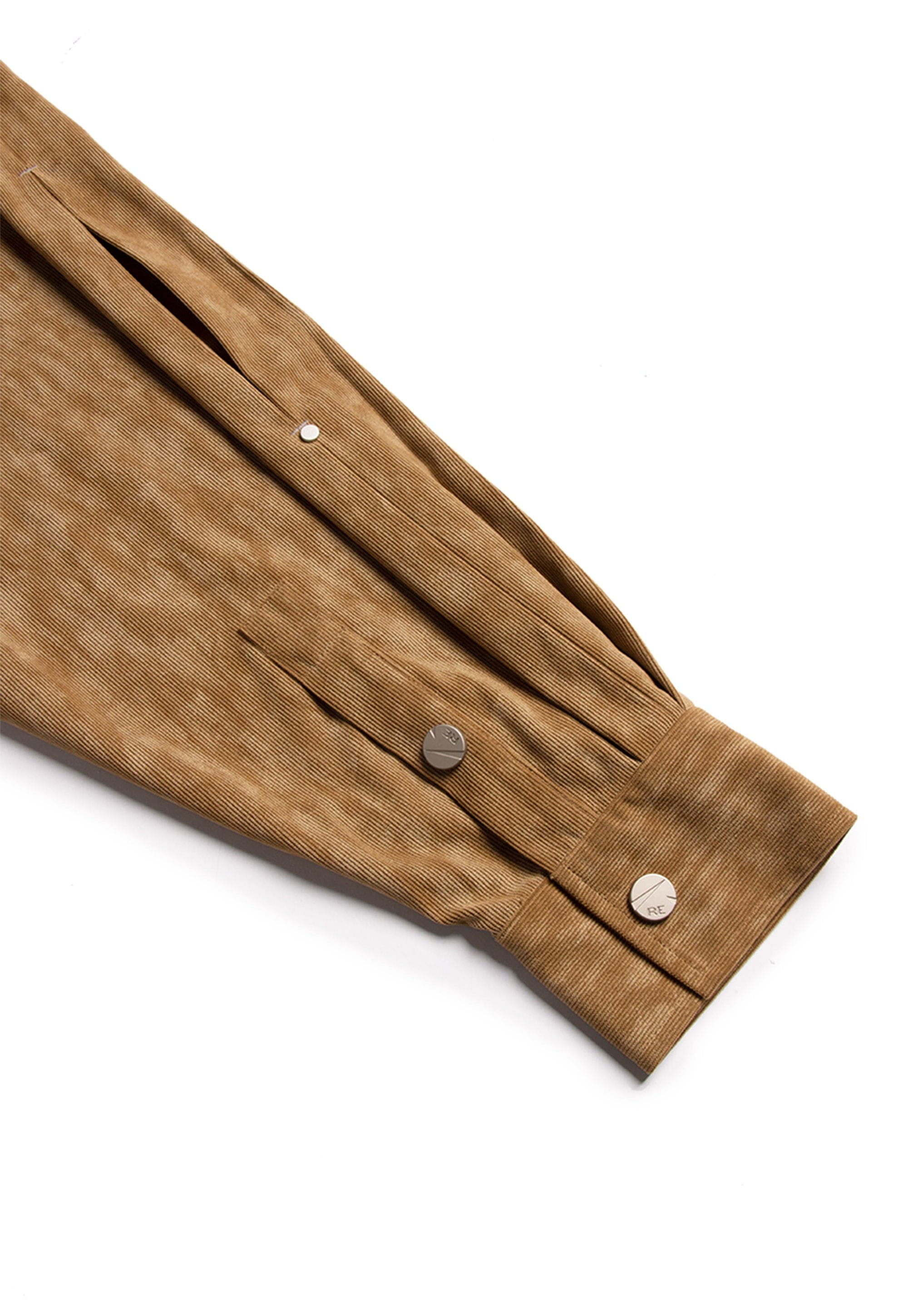 RELABEL The Pupa Deconstructed Pleated Rivet Shirt-Shirt-XS-Free Shipping Leatheretro